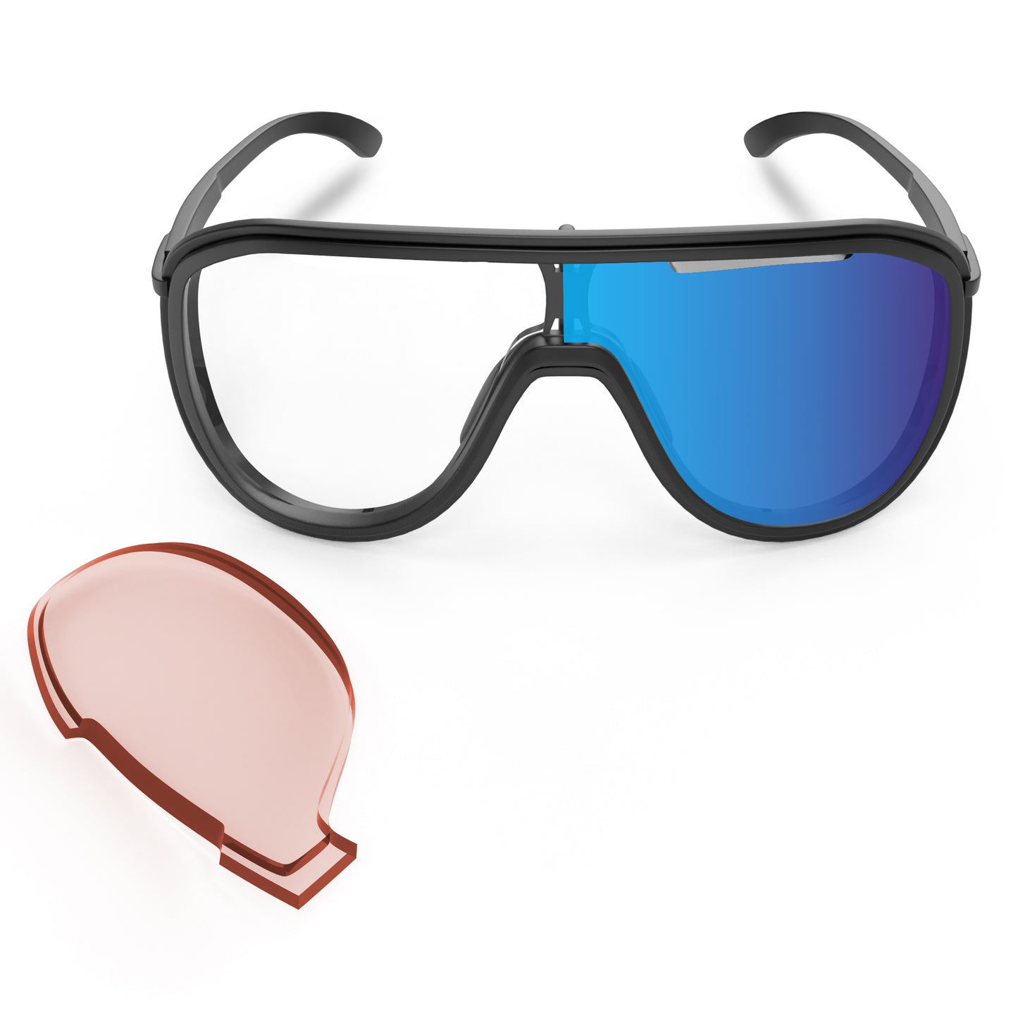 Performance Glacier Blue MirrorX™ Photochromic