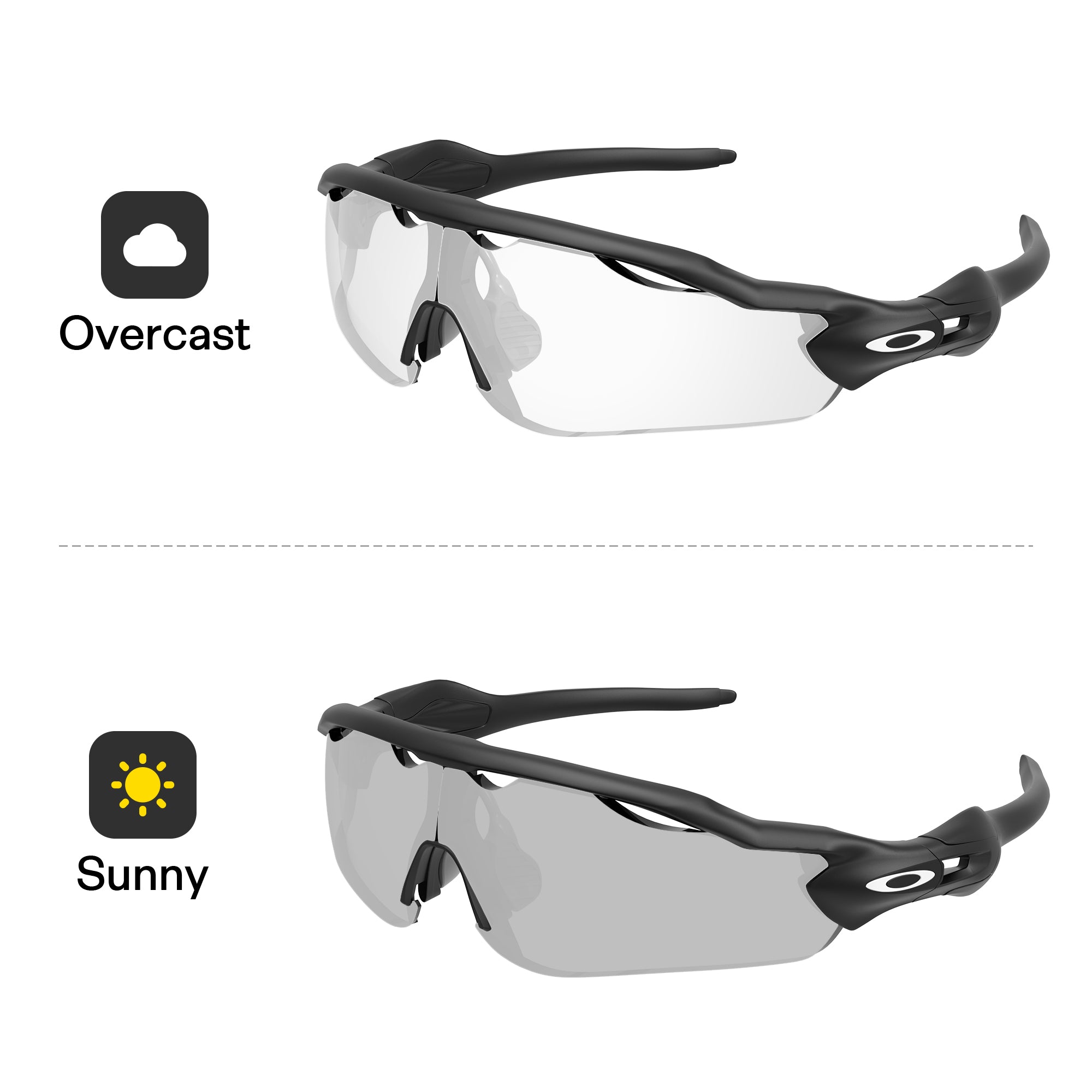 Custom Prescription Lenses for Oakley Radar EV Path OO9208