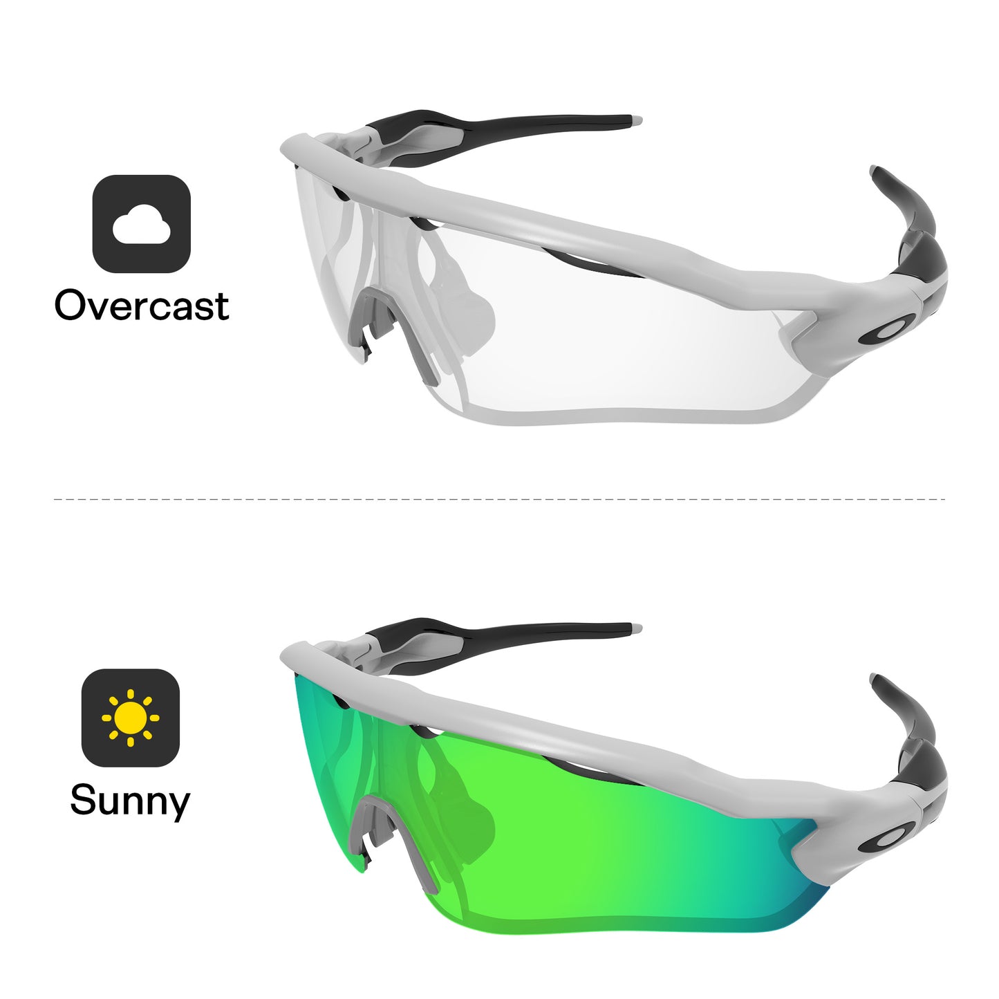 Emerald Green MirrorX™ Photochromic