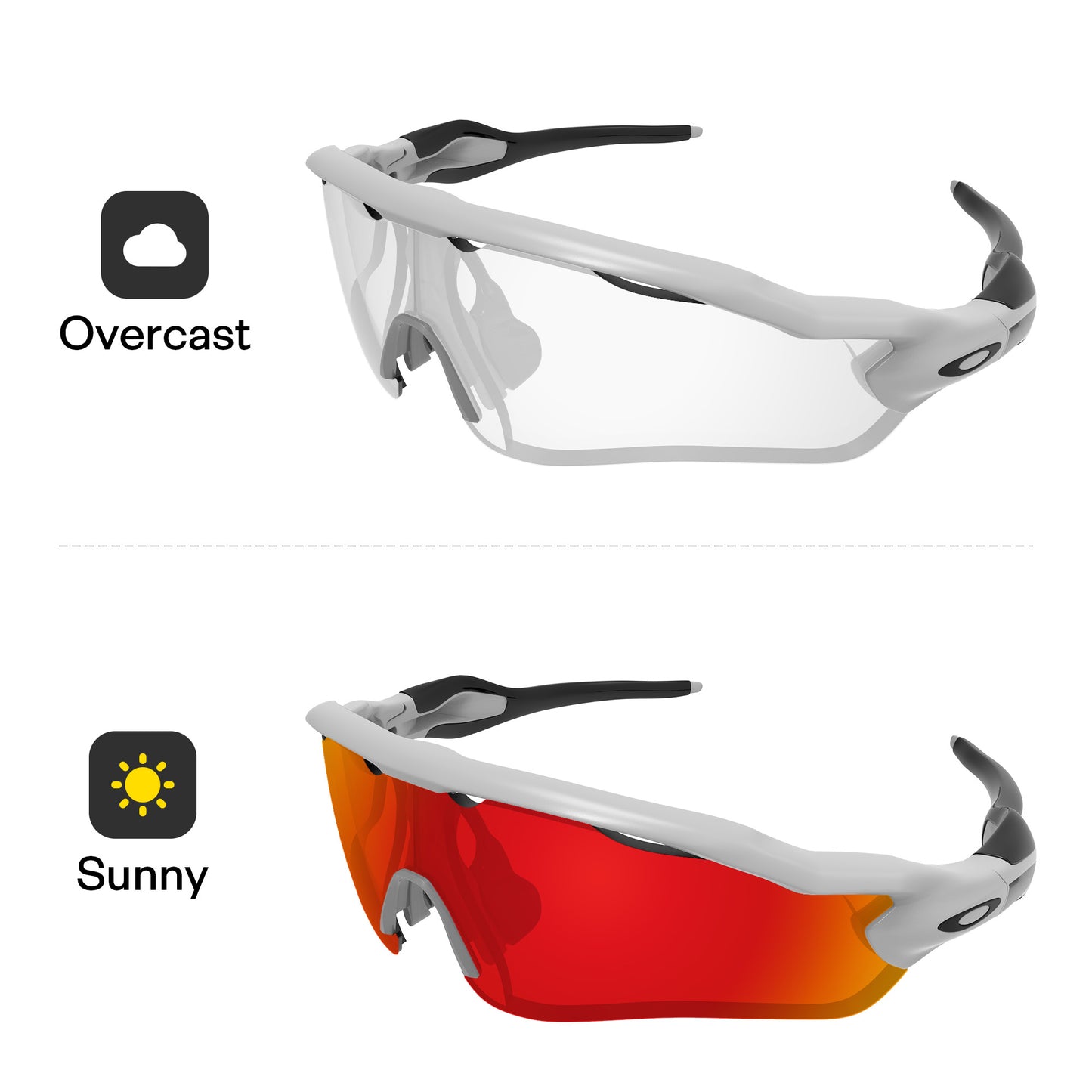 Fire Red MirrorX™ Photochromic