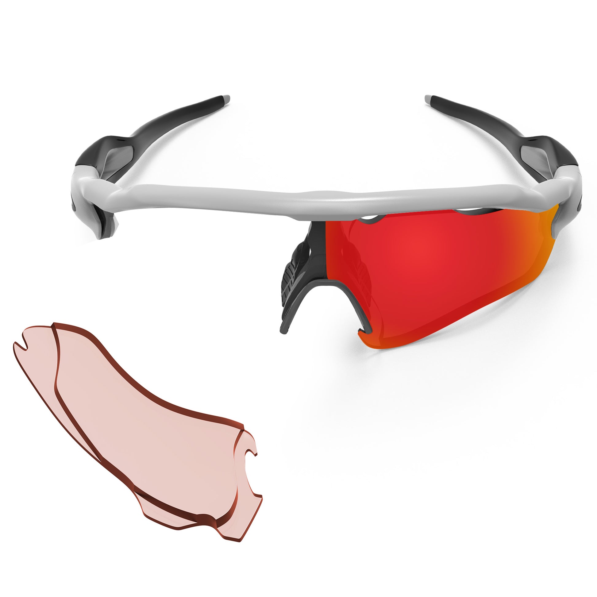 Performance Fire Red MirrorX™ Photochromic