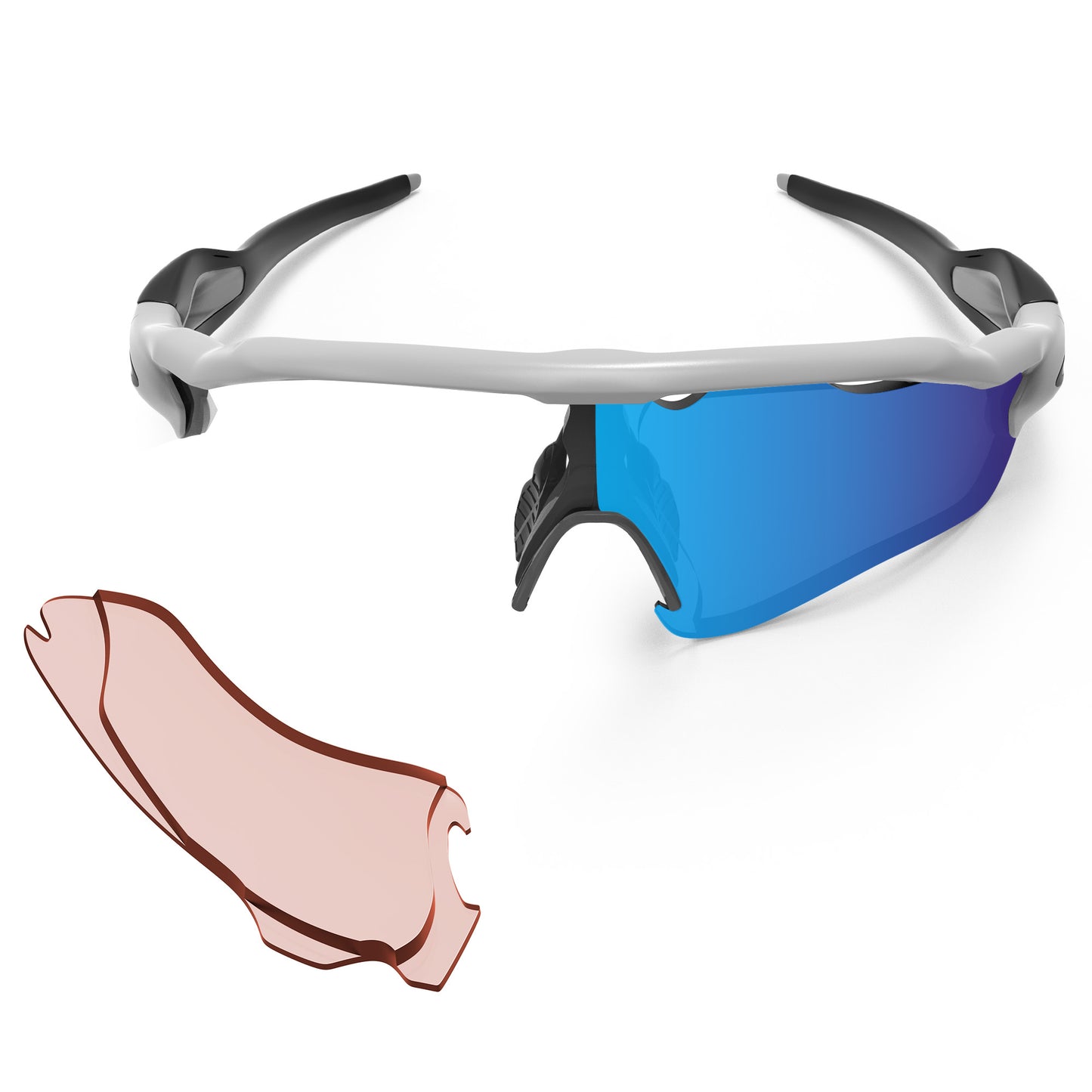 Performance Glacier Blue MirrorX™ Photochromic