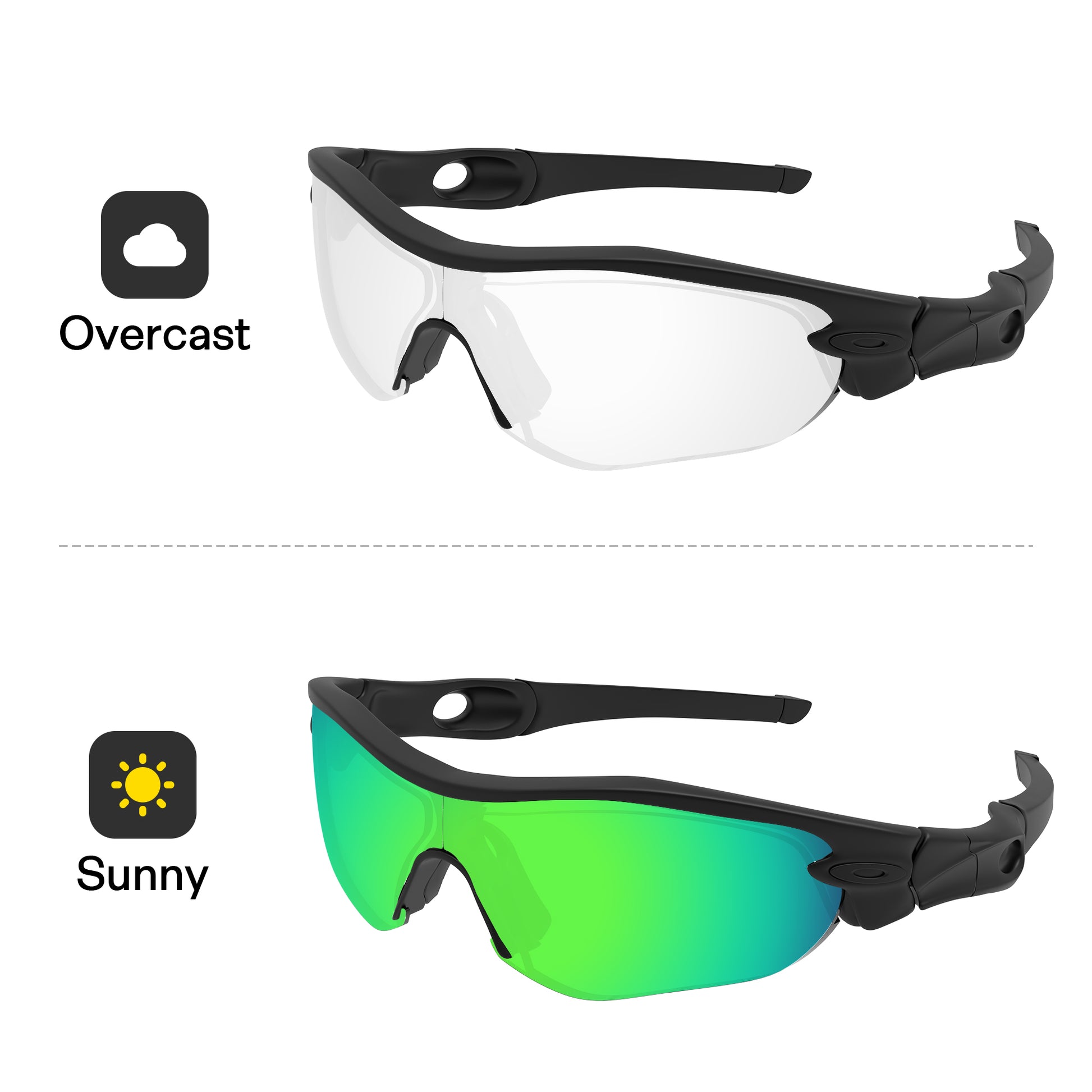 Emerald Green MirrorX™ Photochromic