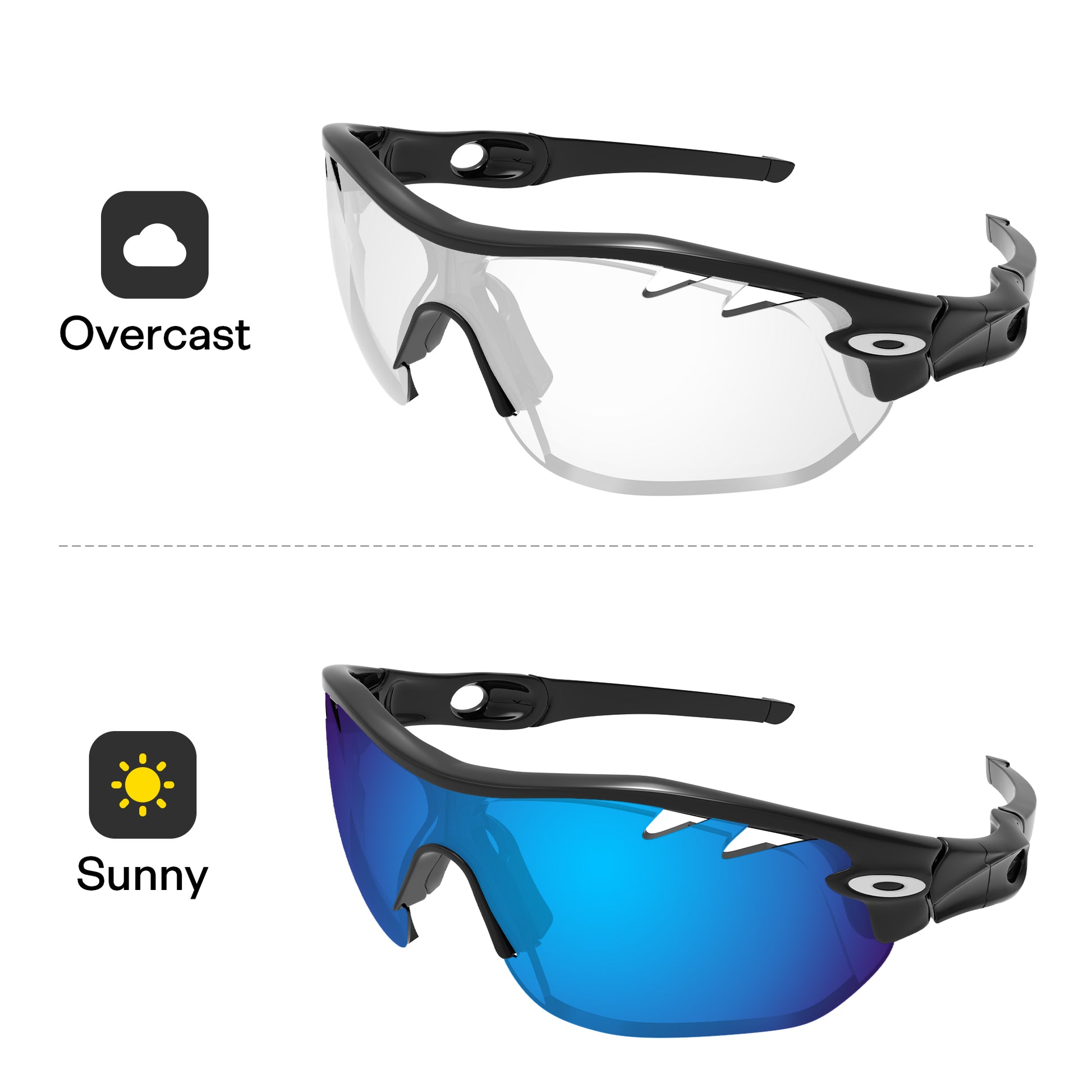 Glacier Blue MirrorX™ Photochromic