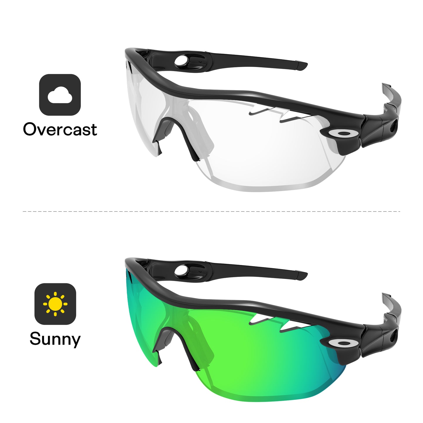 Emerald Green MirrorX™ Photochromic