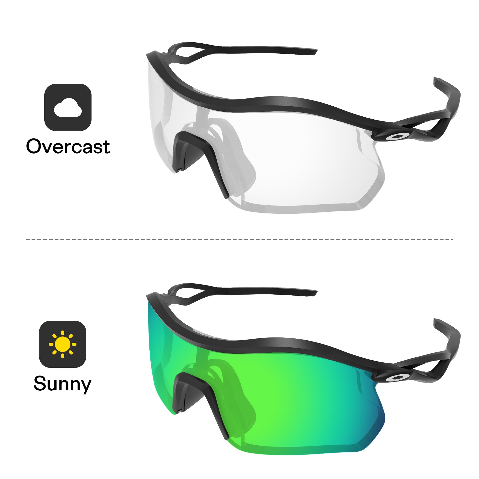 Emerald Green MirrorX™ Photochromic