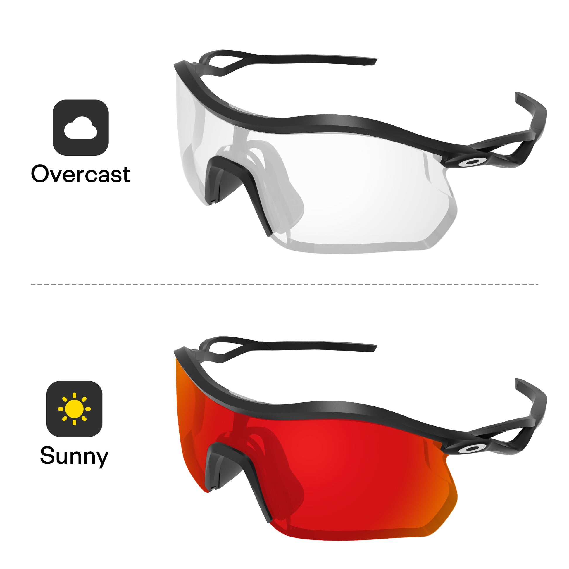 Fire Red MirrorX™ Photochromic