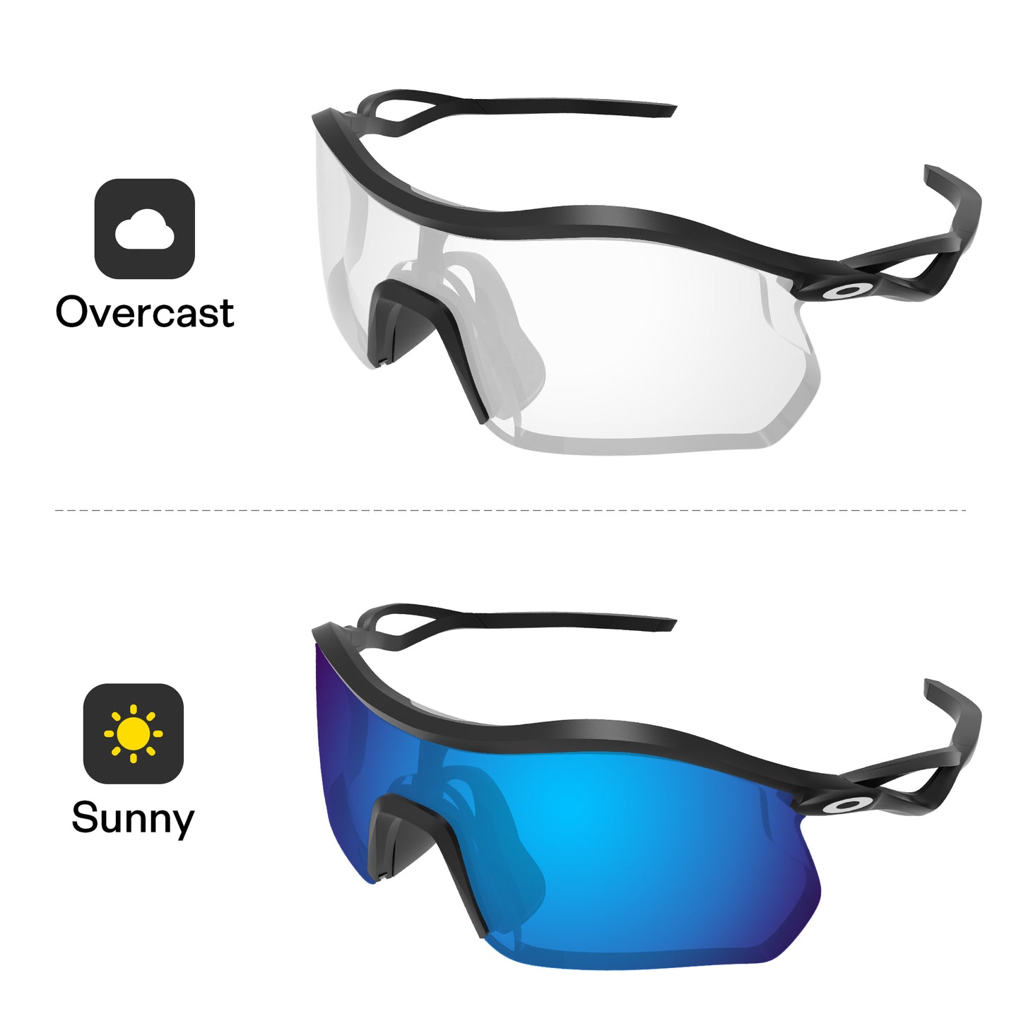 Glacier Blue MirrorX™ Photochromic