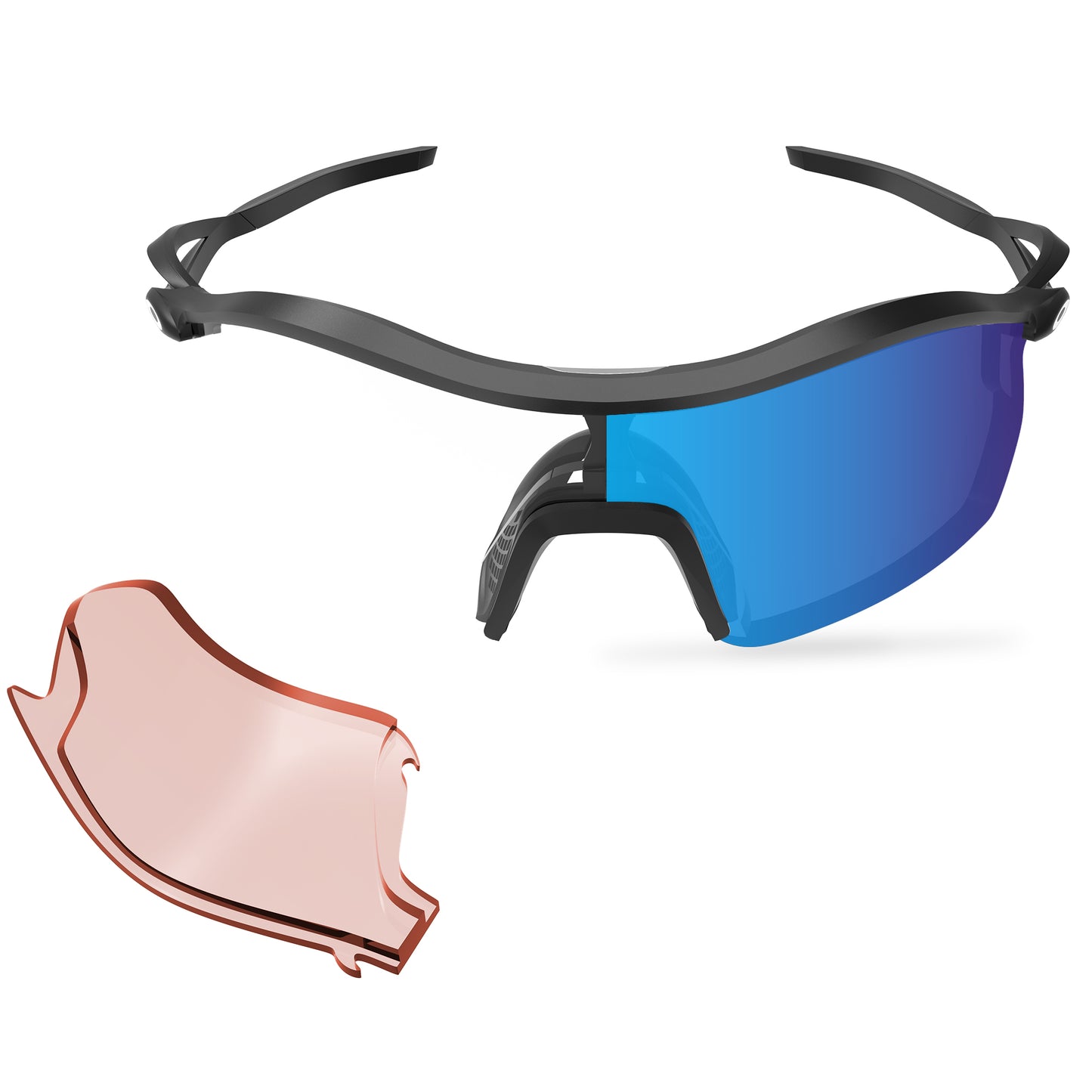 Performance Glacier Blue MirrorX™ Photochromic