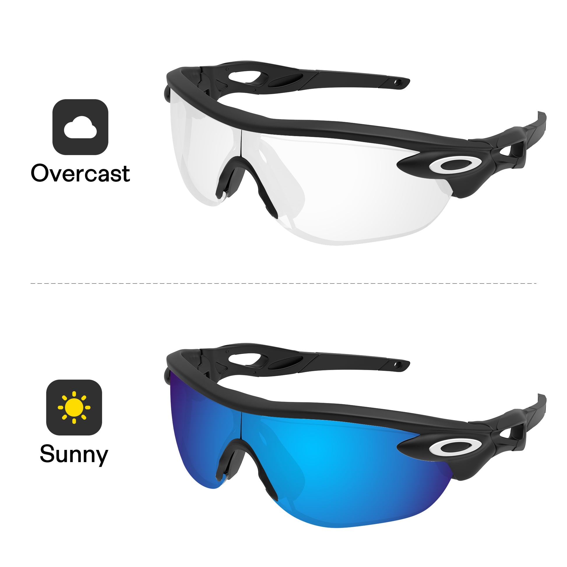 Glacier Blue MirrorX™ Photochromic