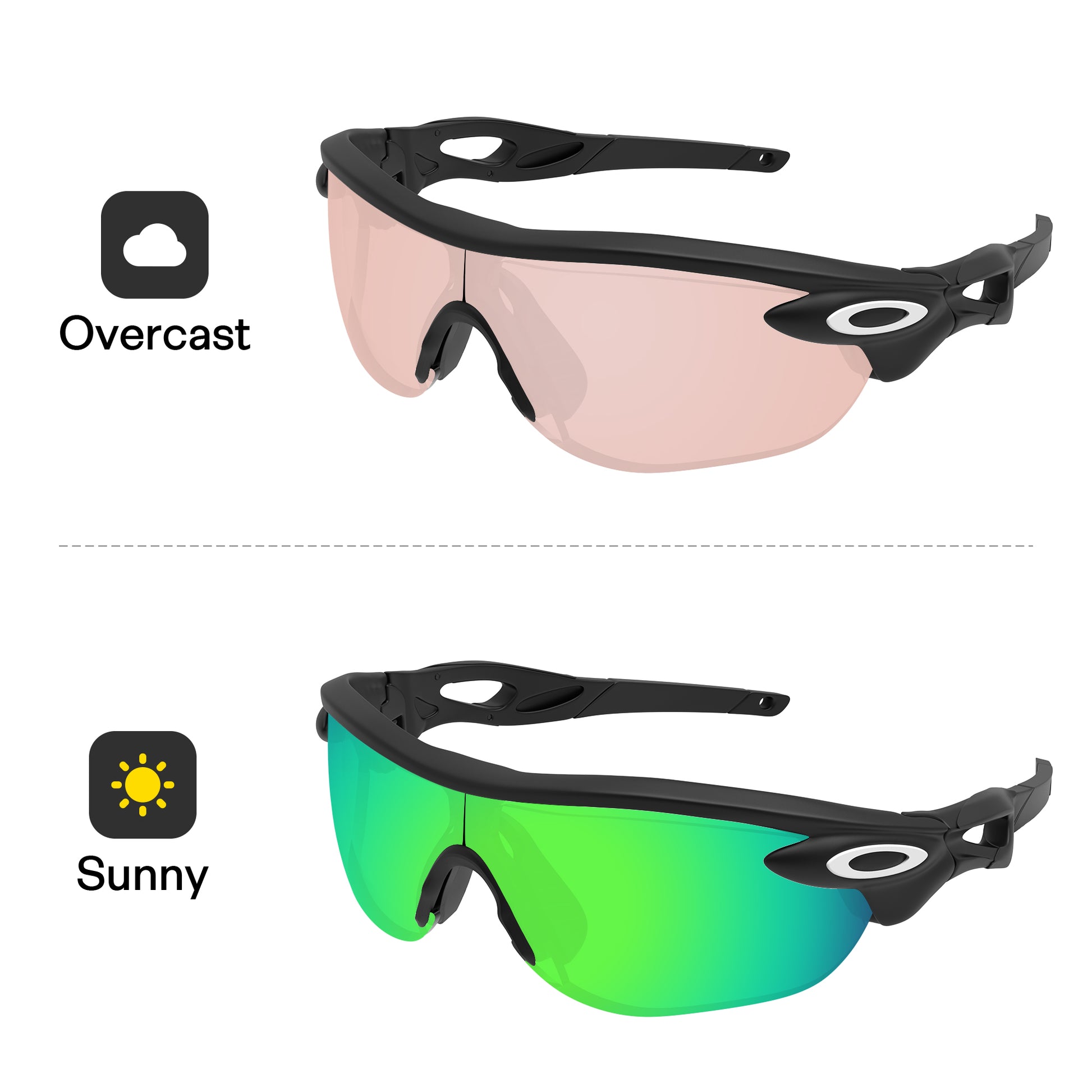 Performance Emerald Green MirrorX™ Photochromic