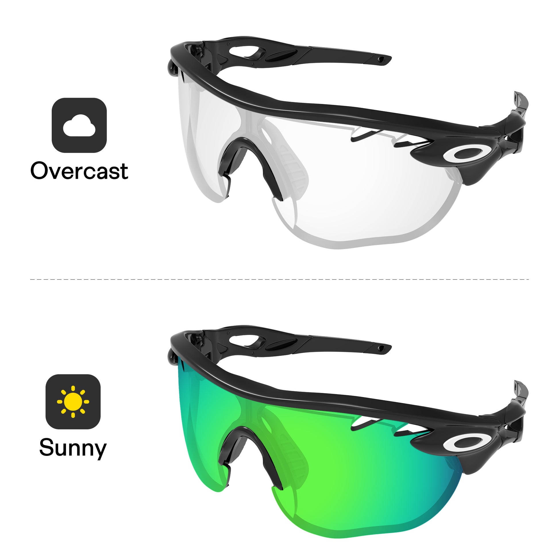 Emerald Green MirrorX™ Photochromic