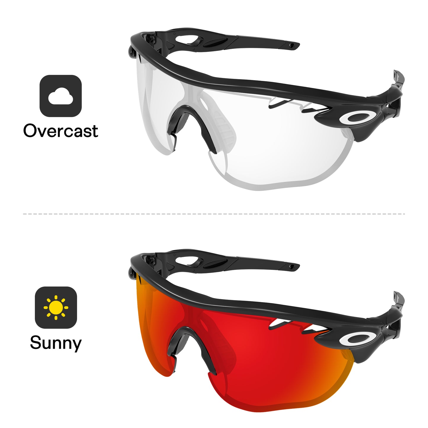 Fire Red MirrorX™ Photochromic