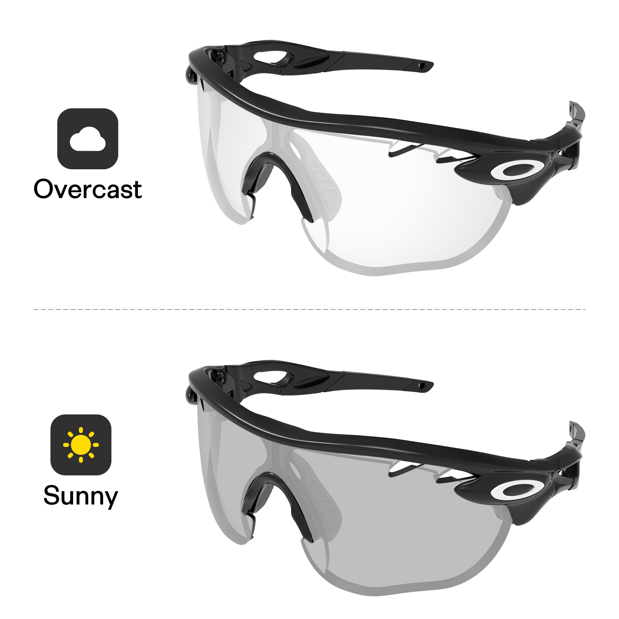 Custom Prescription Lenses for Oakley RadarLock Path Vented