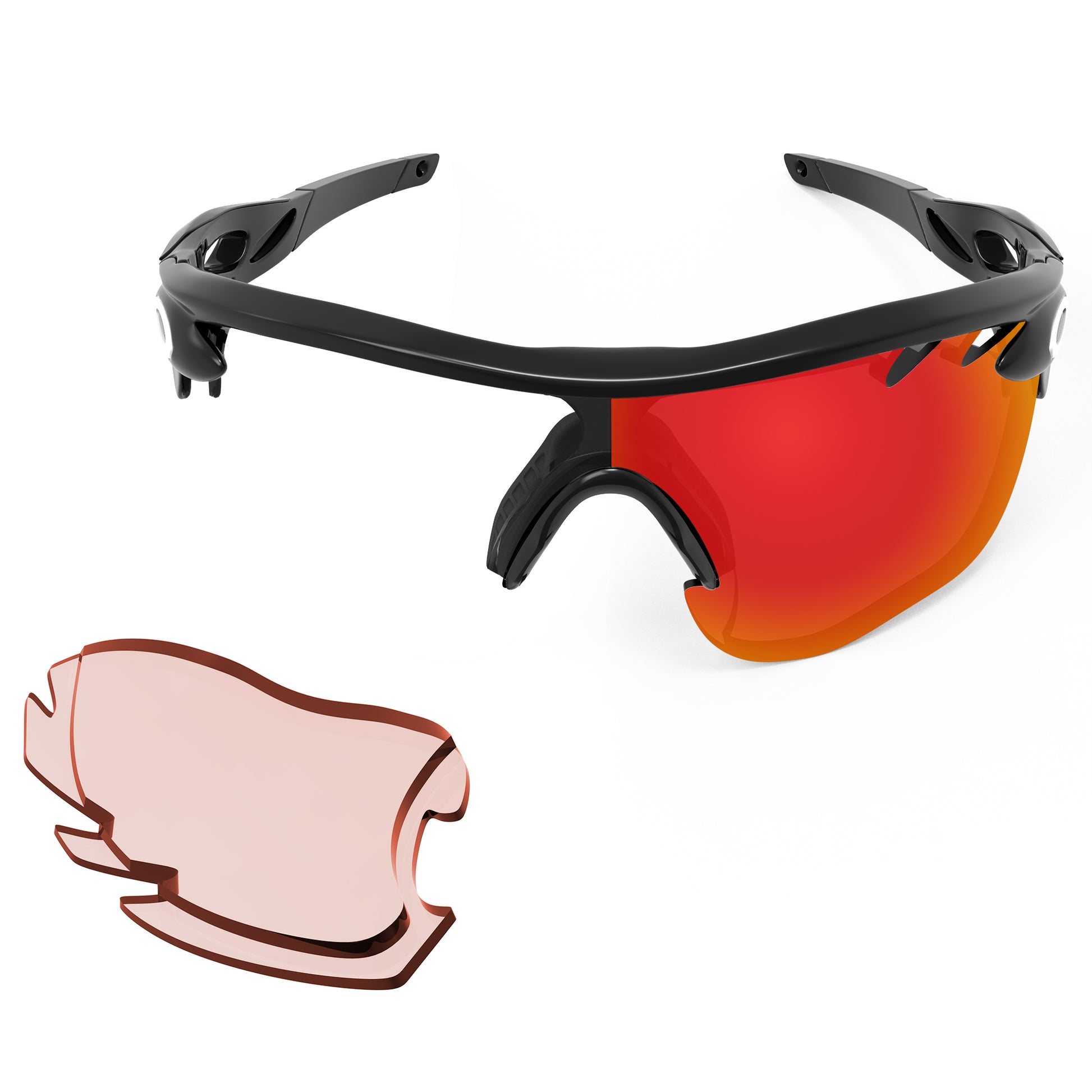 Performance Fire Red MirrorX™ Photochromic