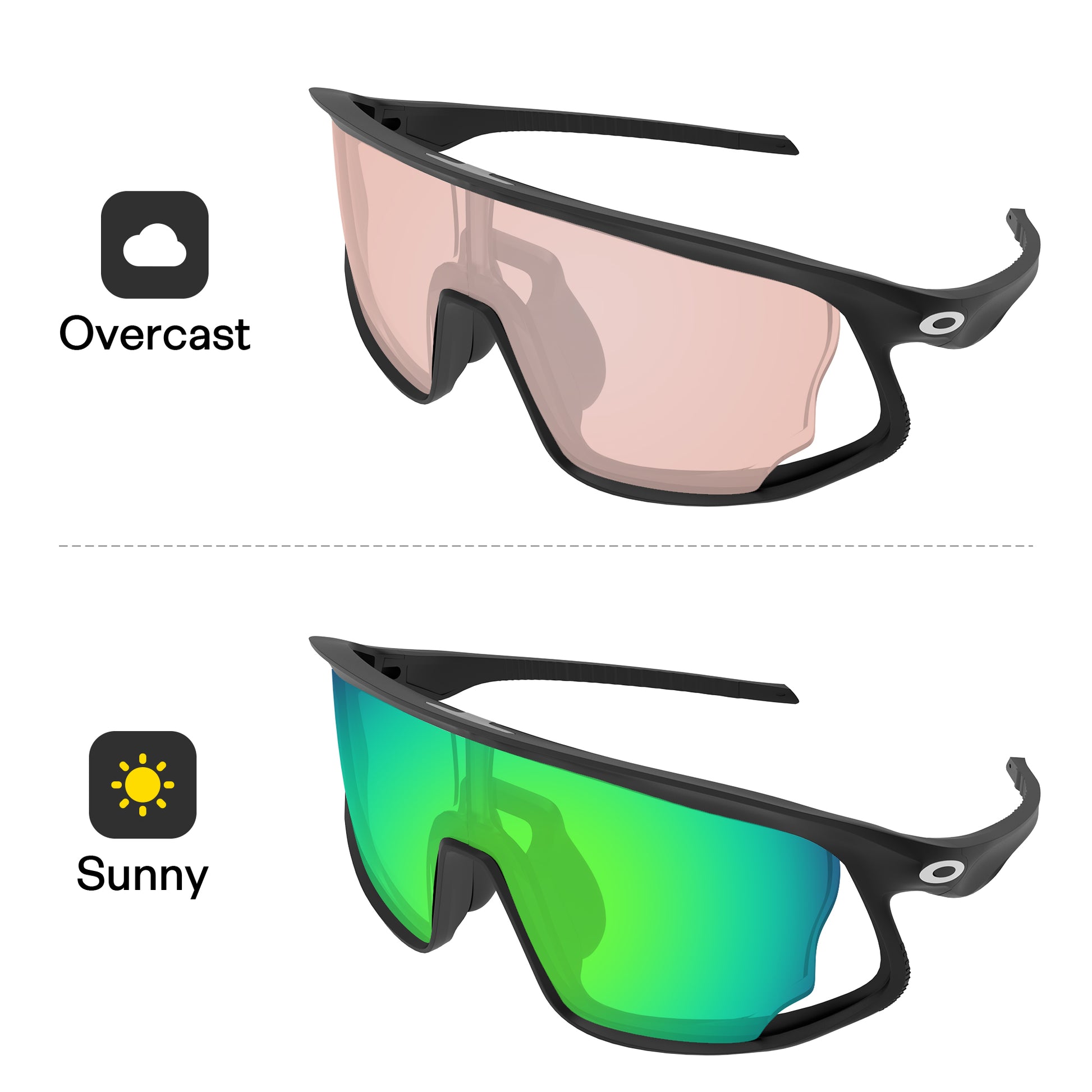 Performance Emerald Green MirrorXâ�?Photochromic