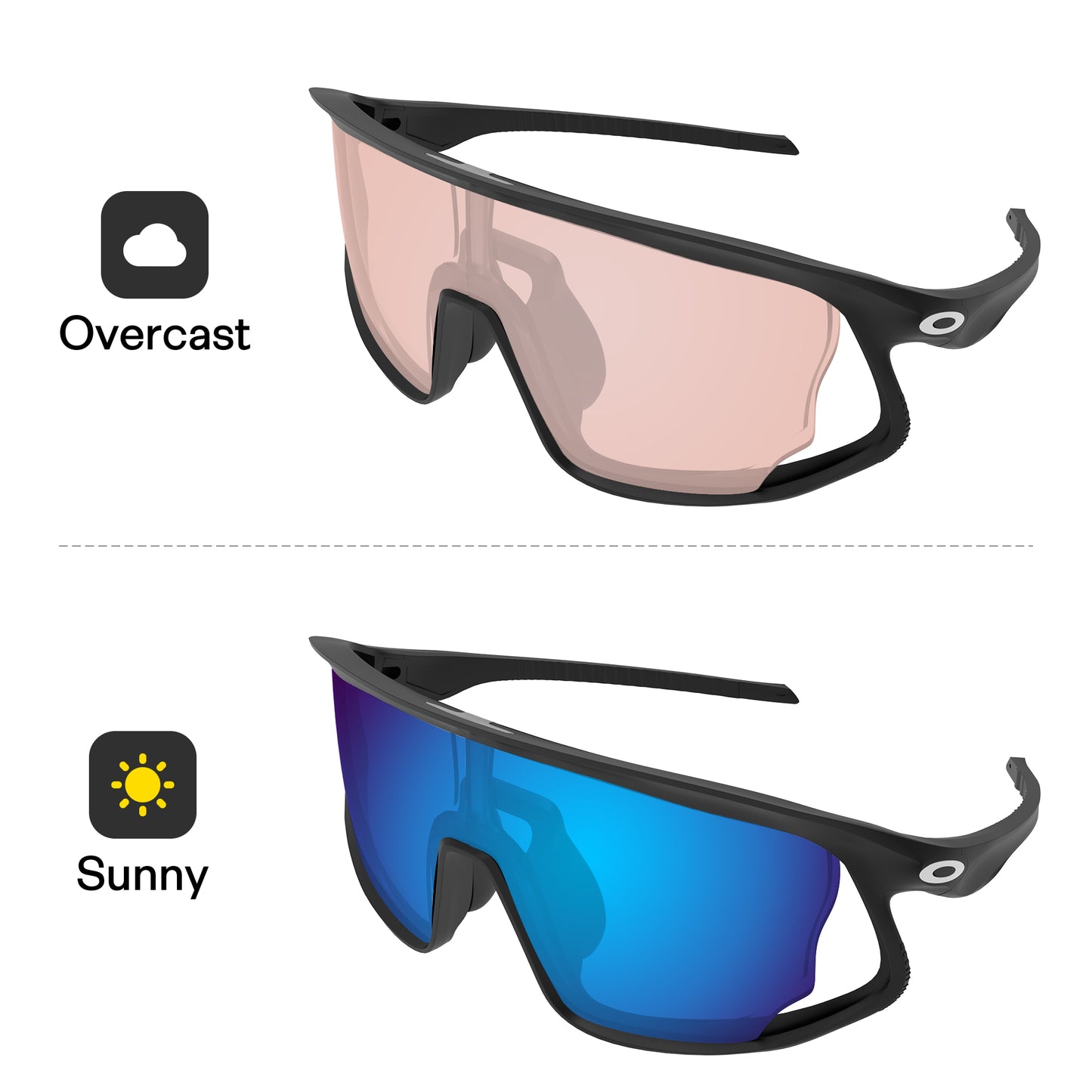 Performance Glacier Blue MirrorXâ�?Photochromic