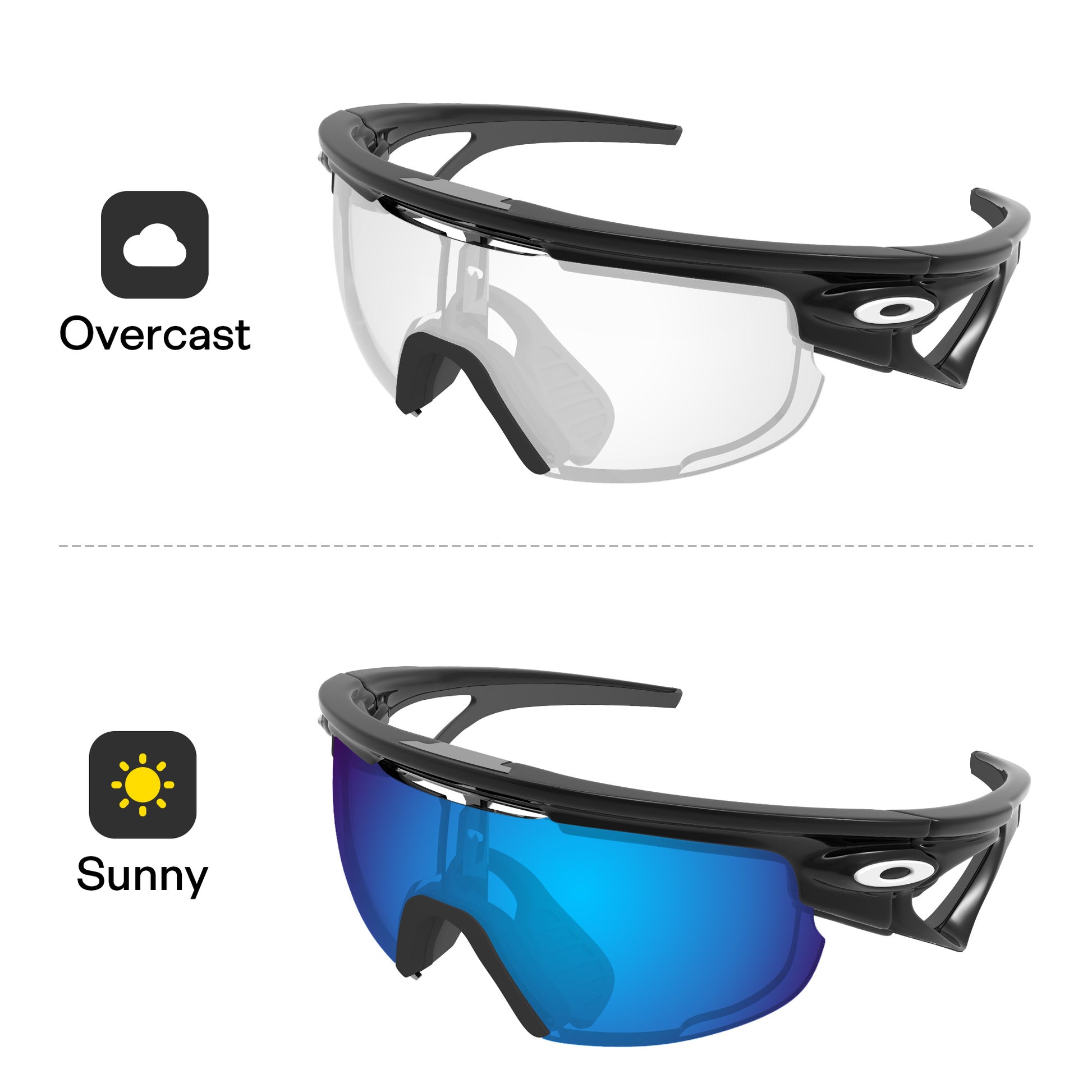 Glacier Blue MirrorX™ Photochromic