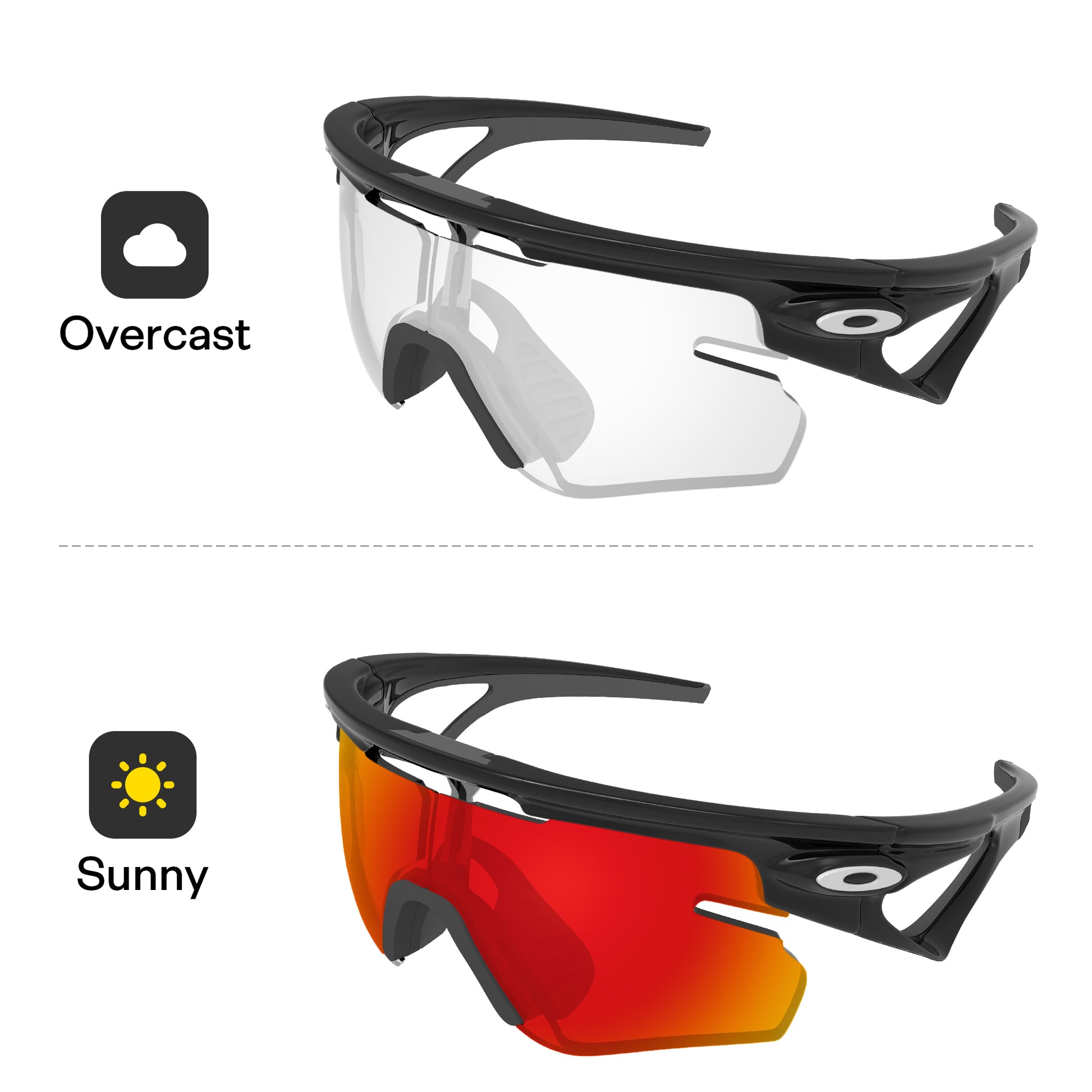 Fire Red MirrorX™ Photochromic