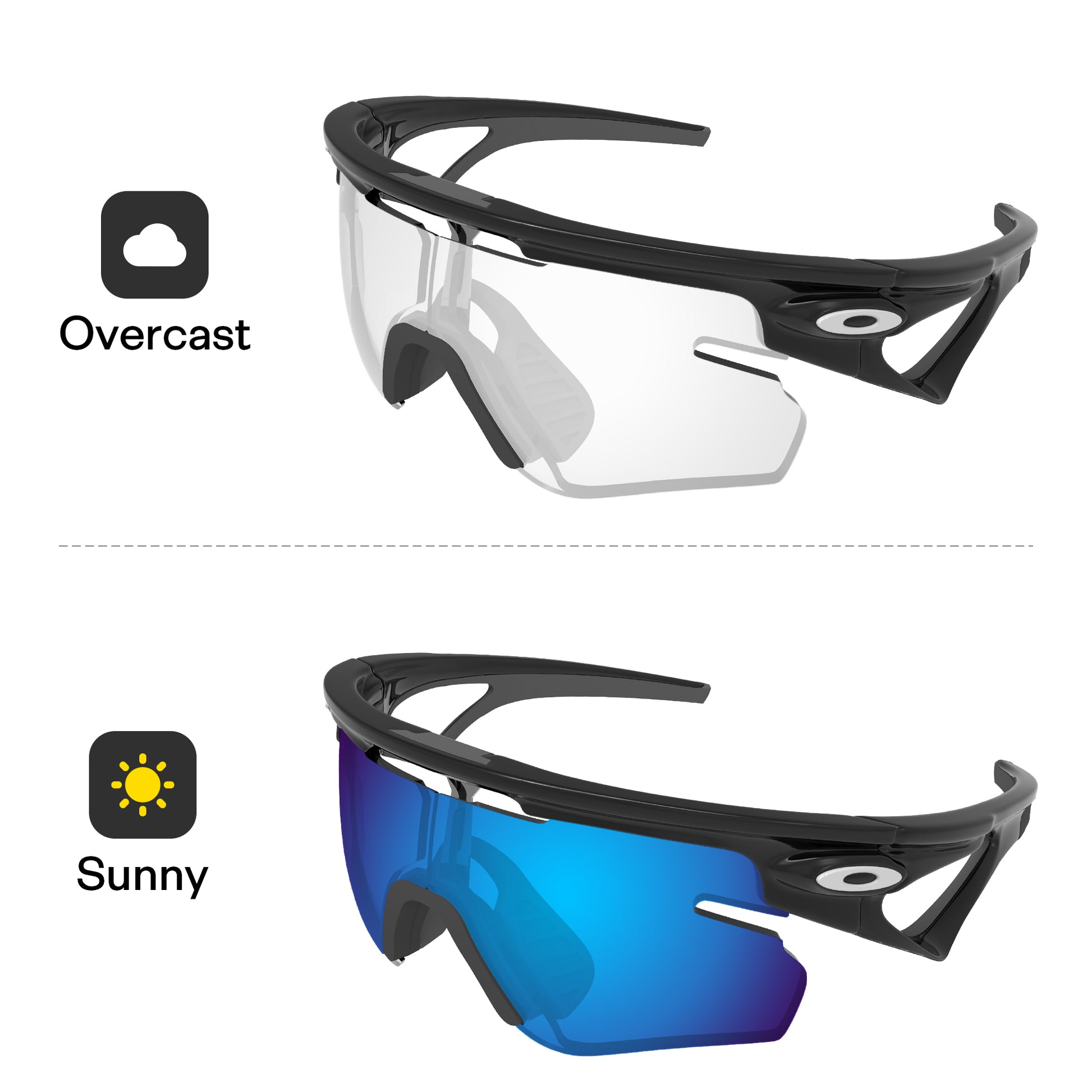 Glacier Blue MirrorX™ Photochromic