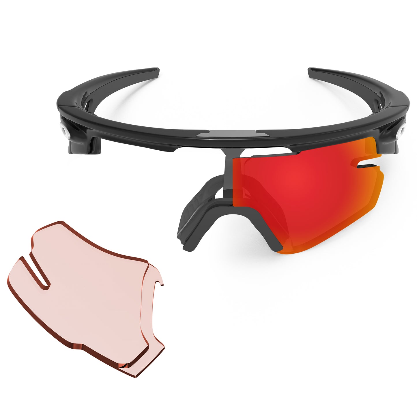 Performance Fire Red MirrorX™ Photochromic