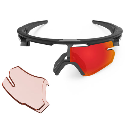 Performance Fire Red MirrorX™ Photochromic
