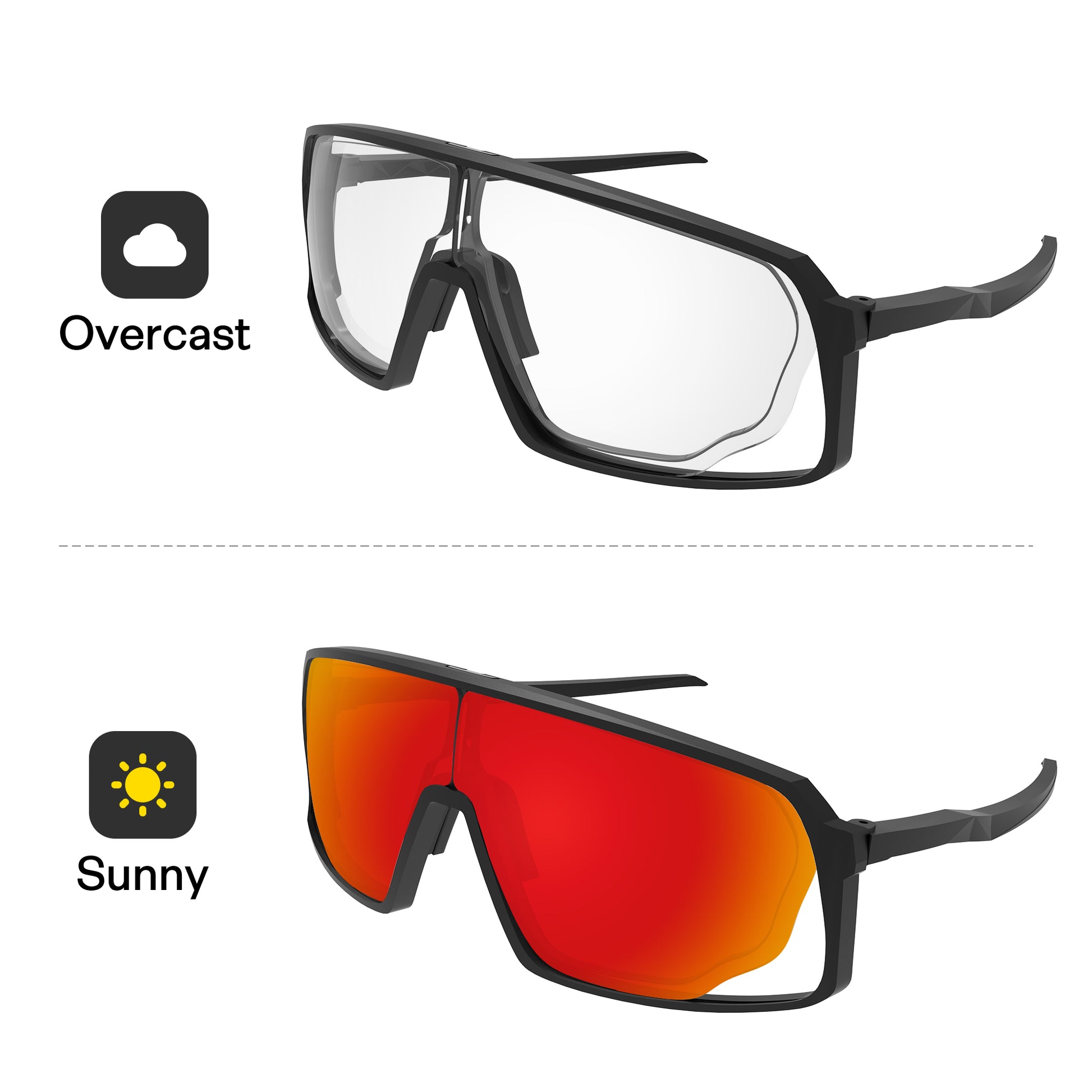 Fire Red MirrorX™ Photochromic