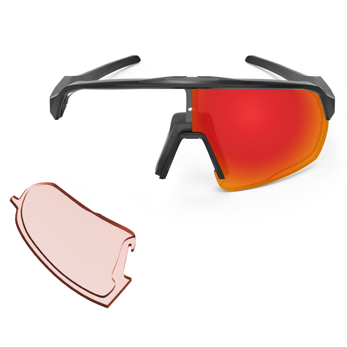 Performance Fire Red MirrorXâï¿?Photochromic