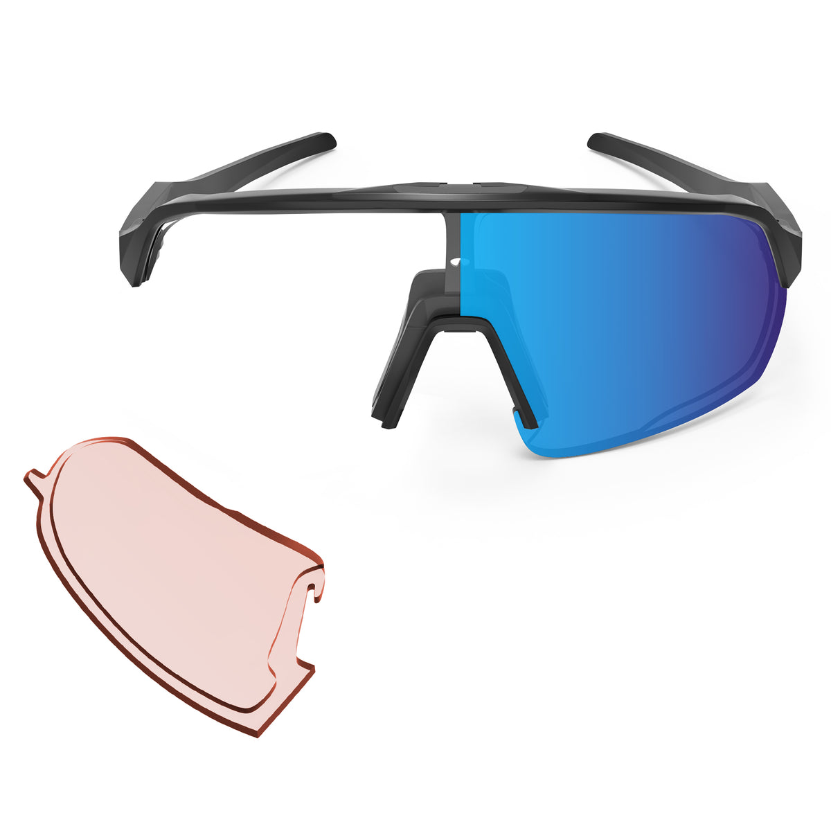 Performance Glacier Blue MirrorXâï¿?Photochromic