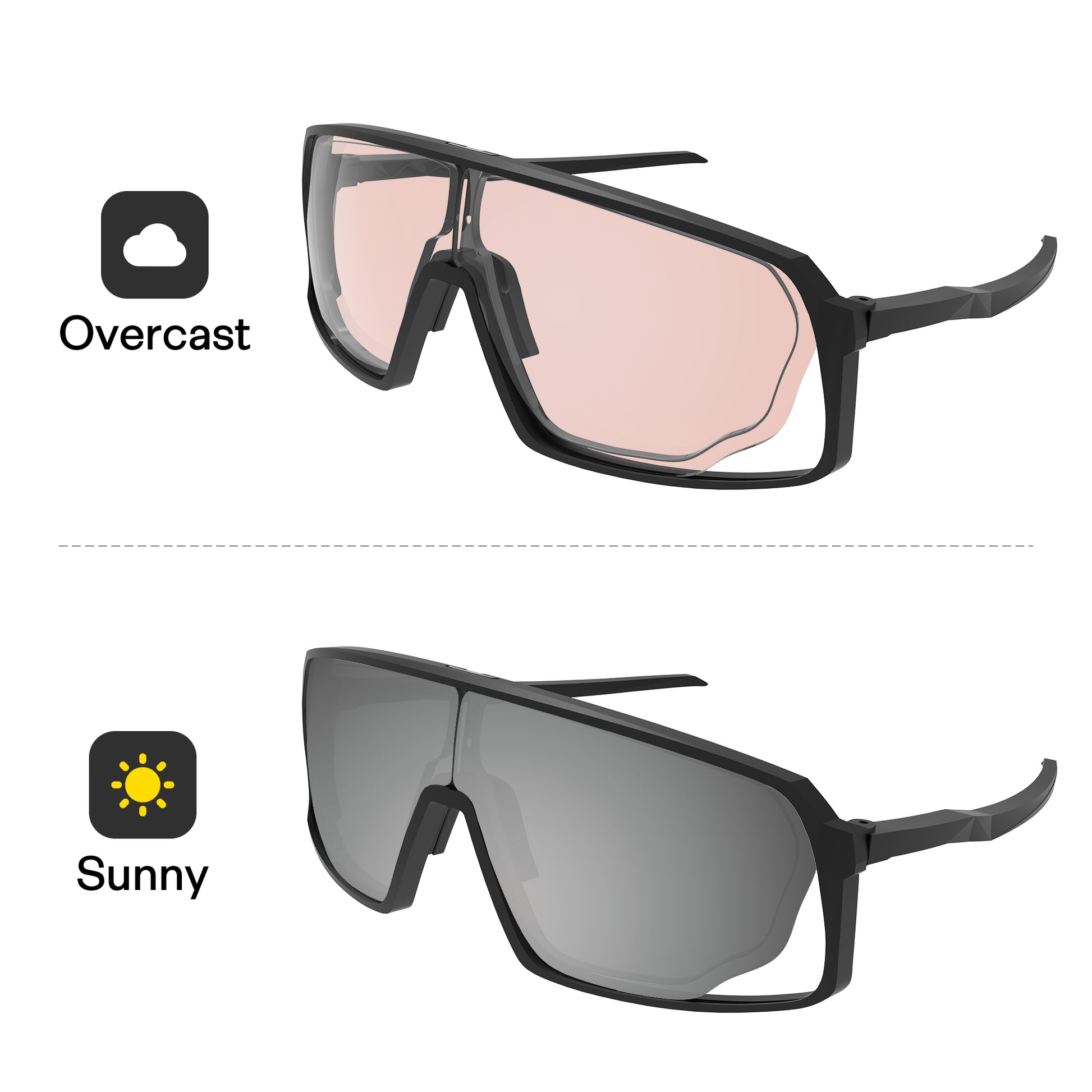 Performance Silver Chrome MirrorX™ Photochromic