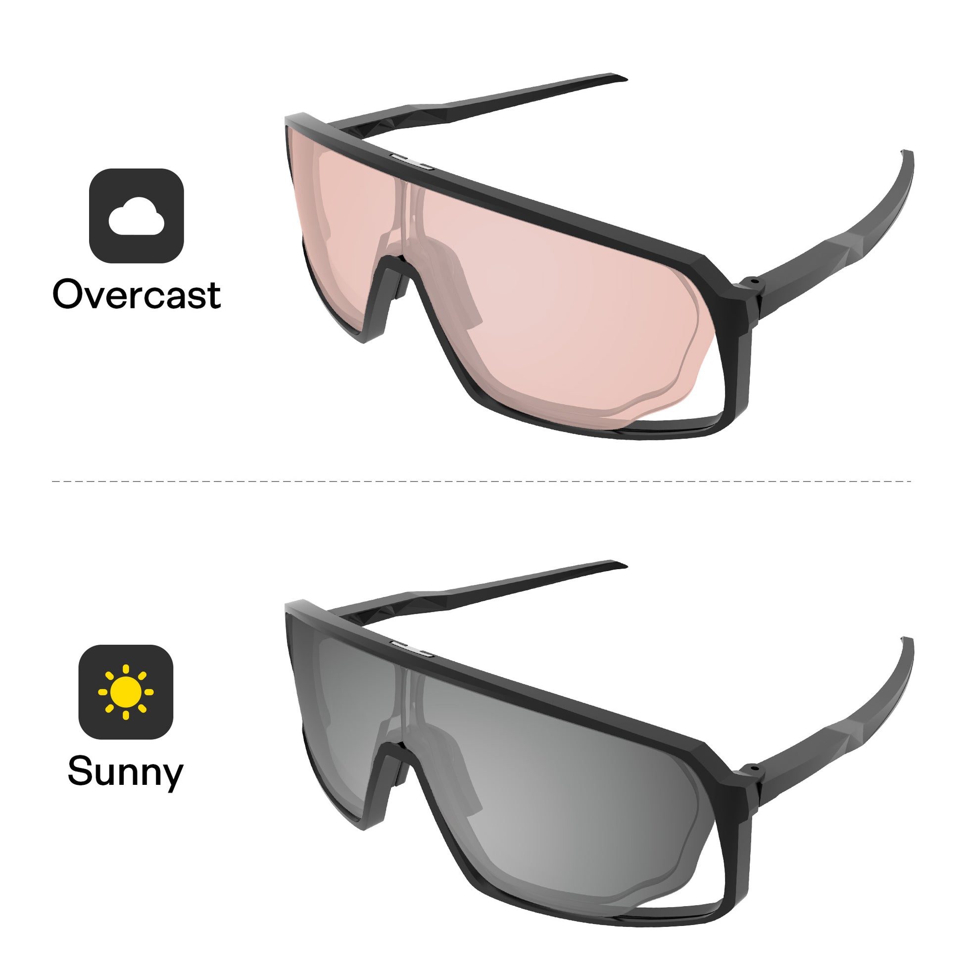 Performance Silver Chrome MirrorX™ Photochromic