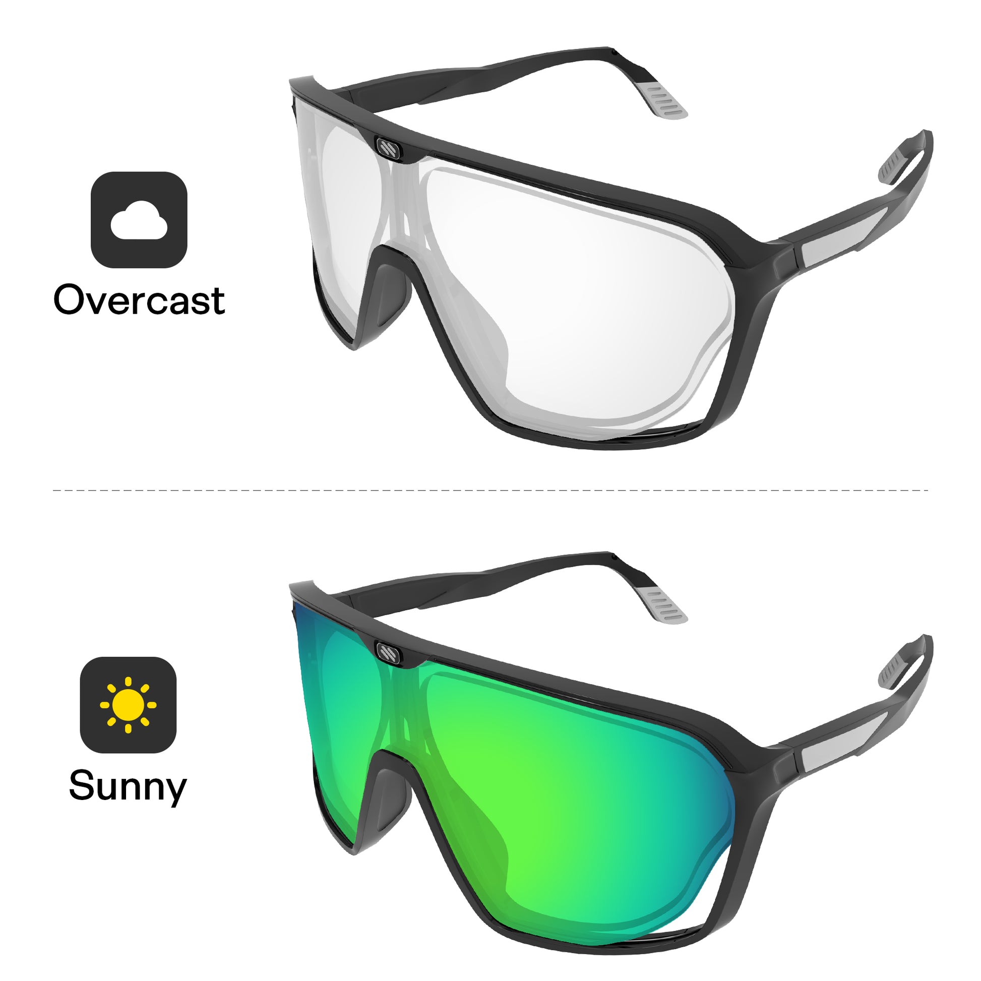 Emerald Green MirrorX™ Photochromic