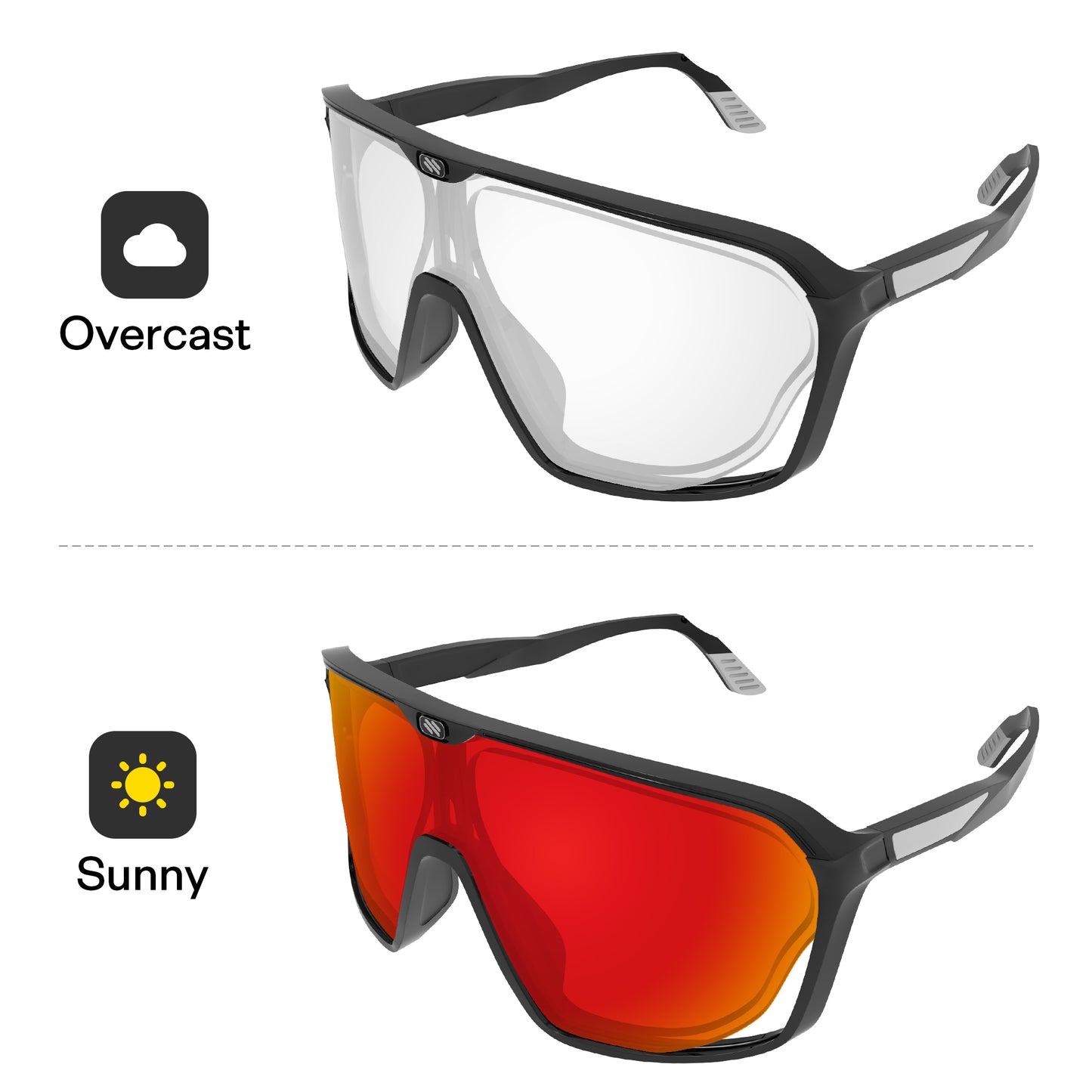 Fire Red MirrorX™ Photochromic