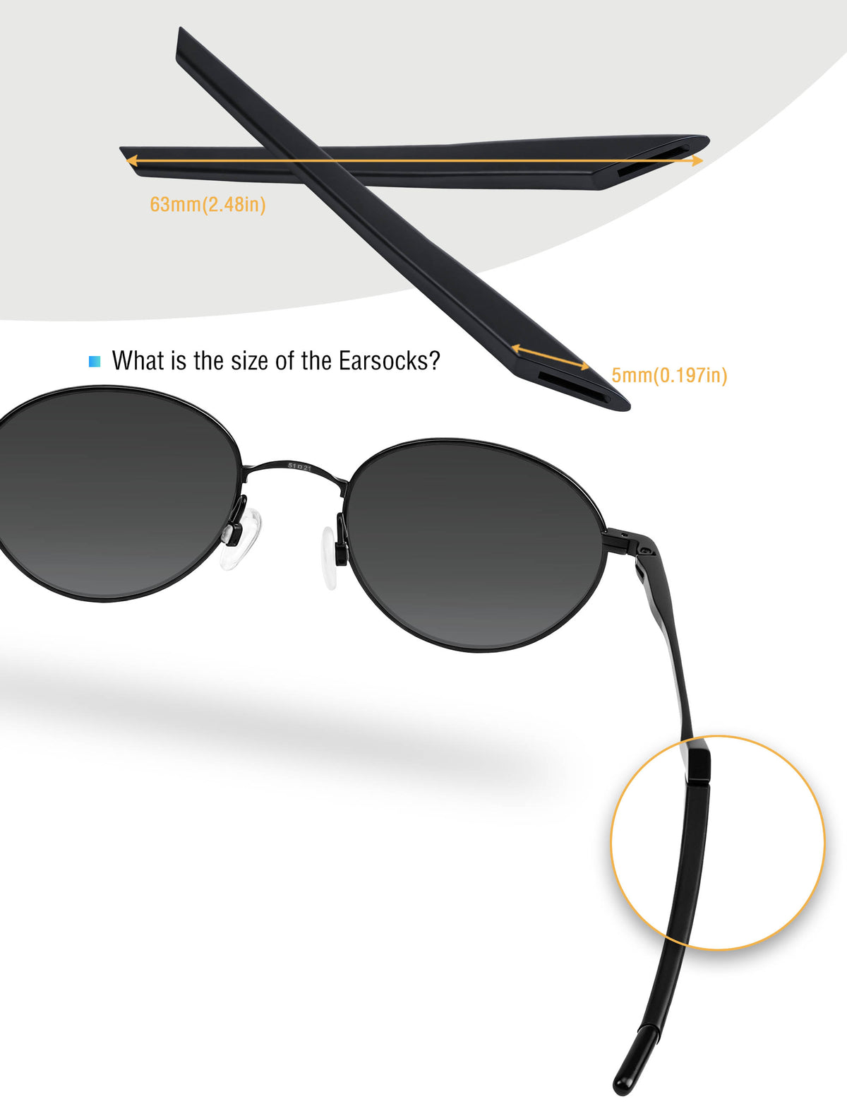 Replacement Earsocks for Oakley Terrigal OO4146