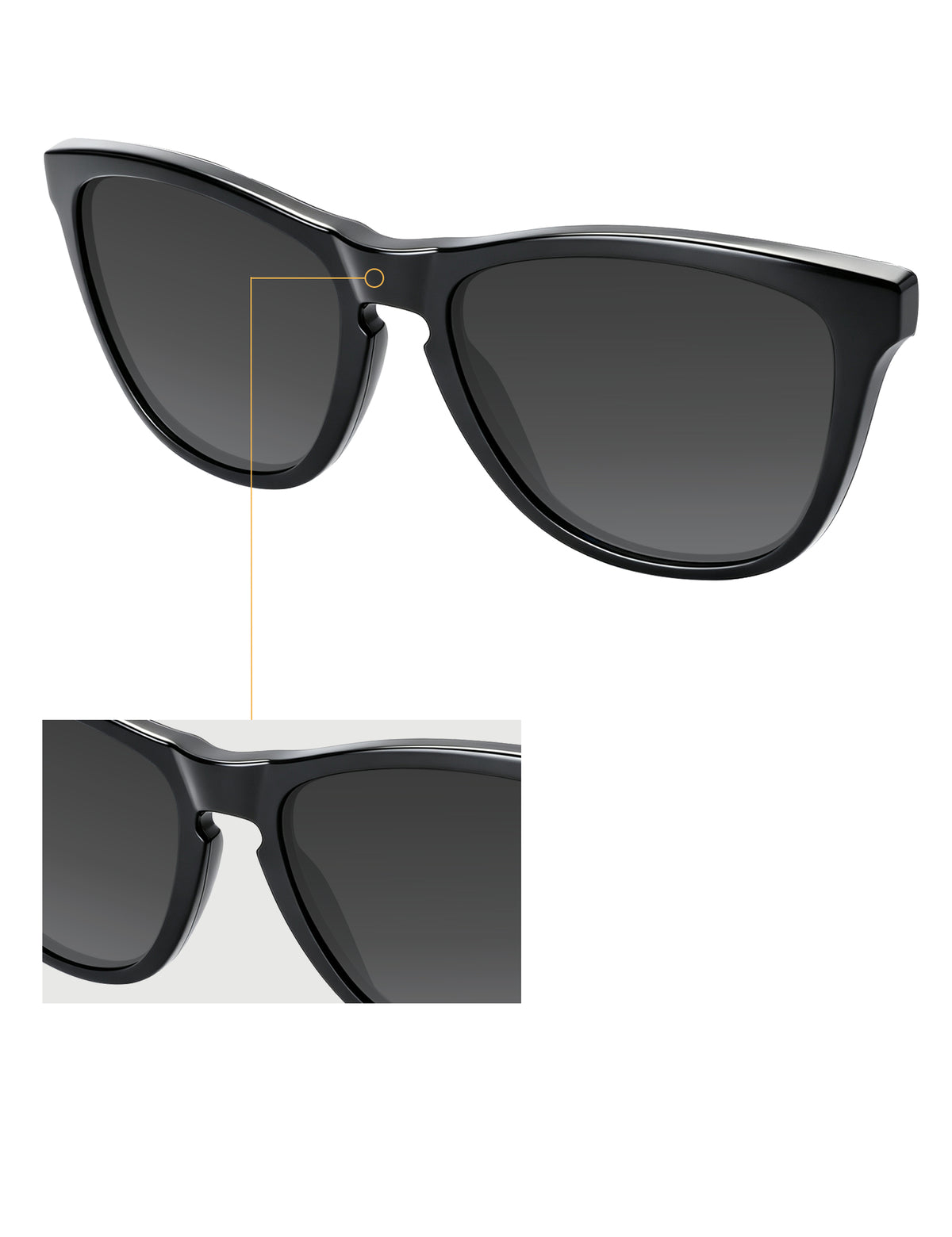 Replacement Frame Front for Oakley Frogskins OO9013 55mm