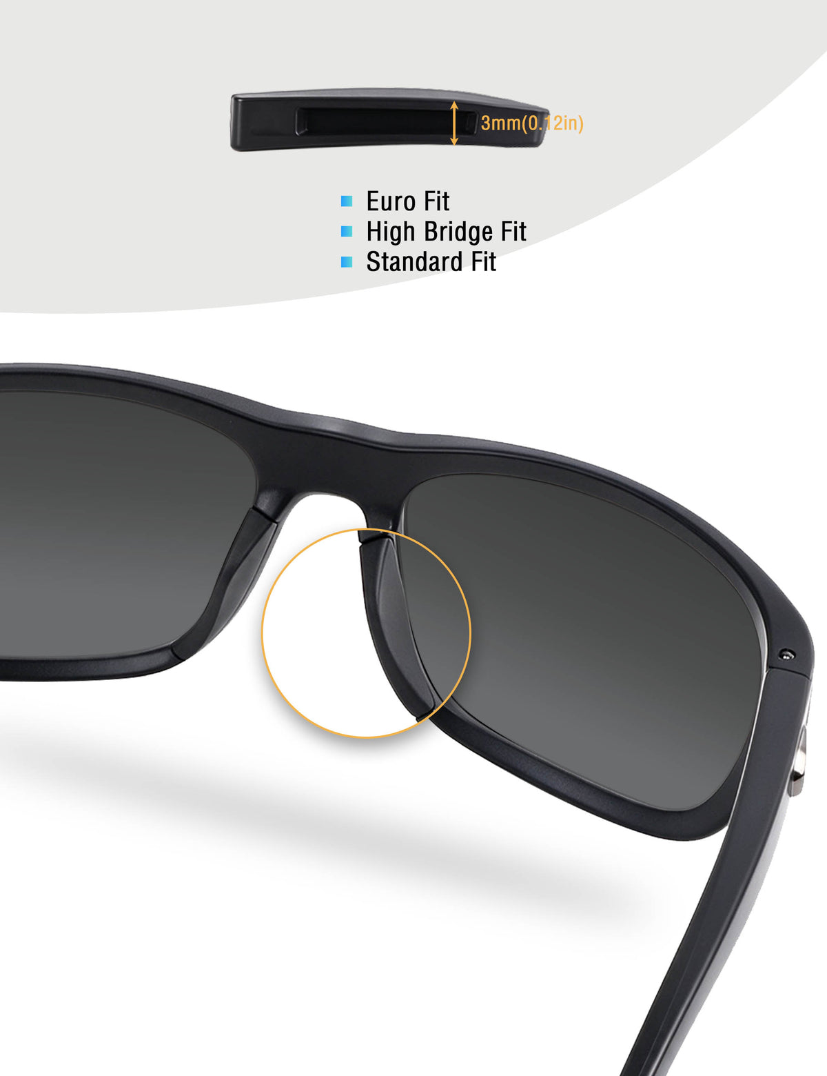 Black-Euro Fit Standard