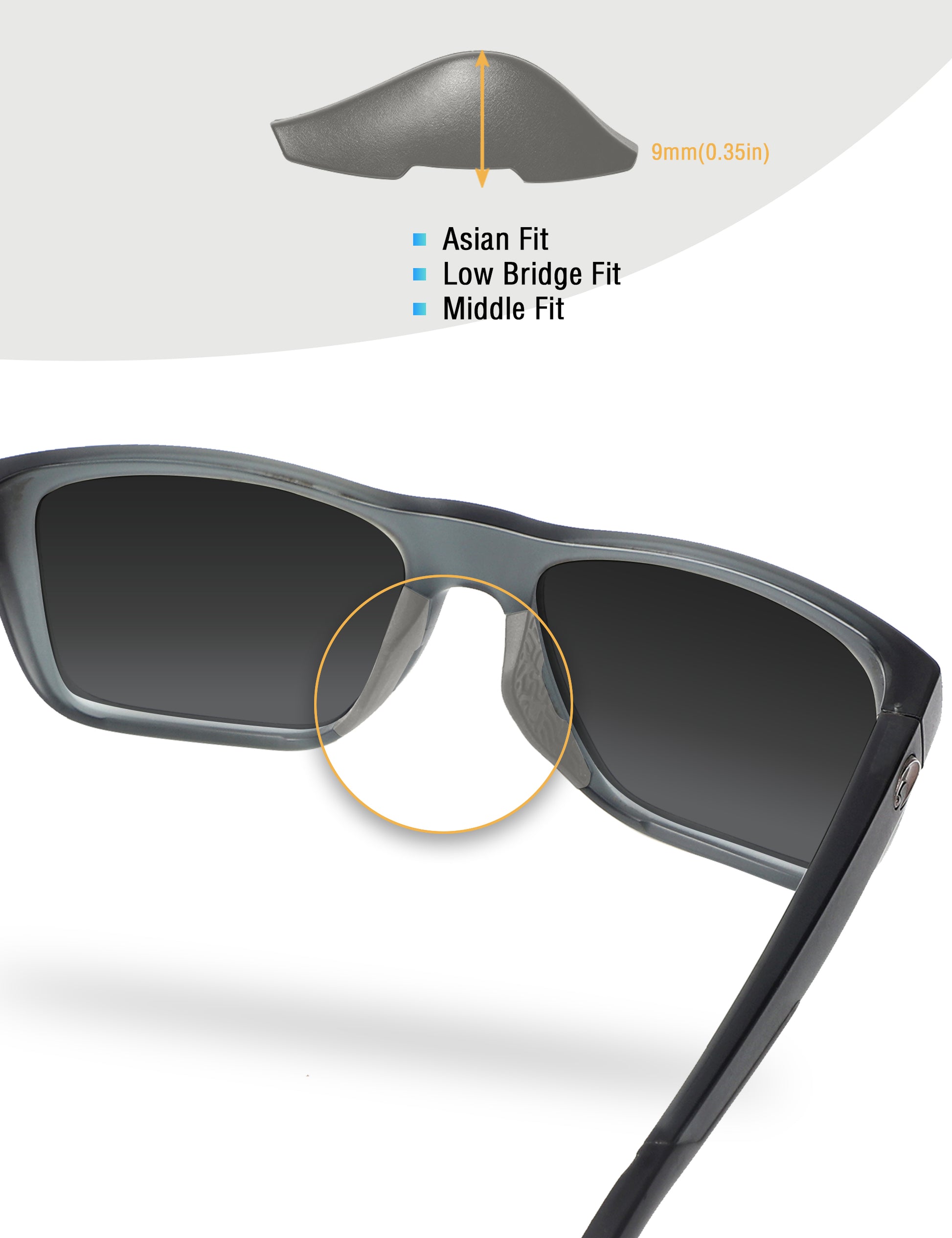 Gray-Asian Fit Middle