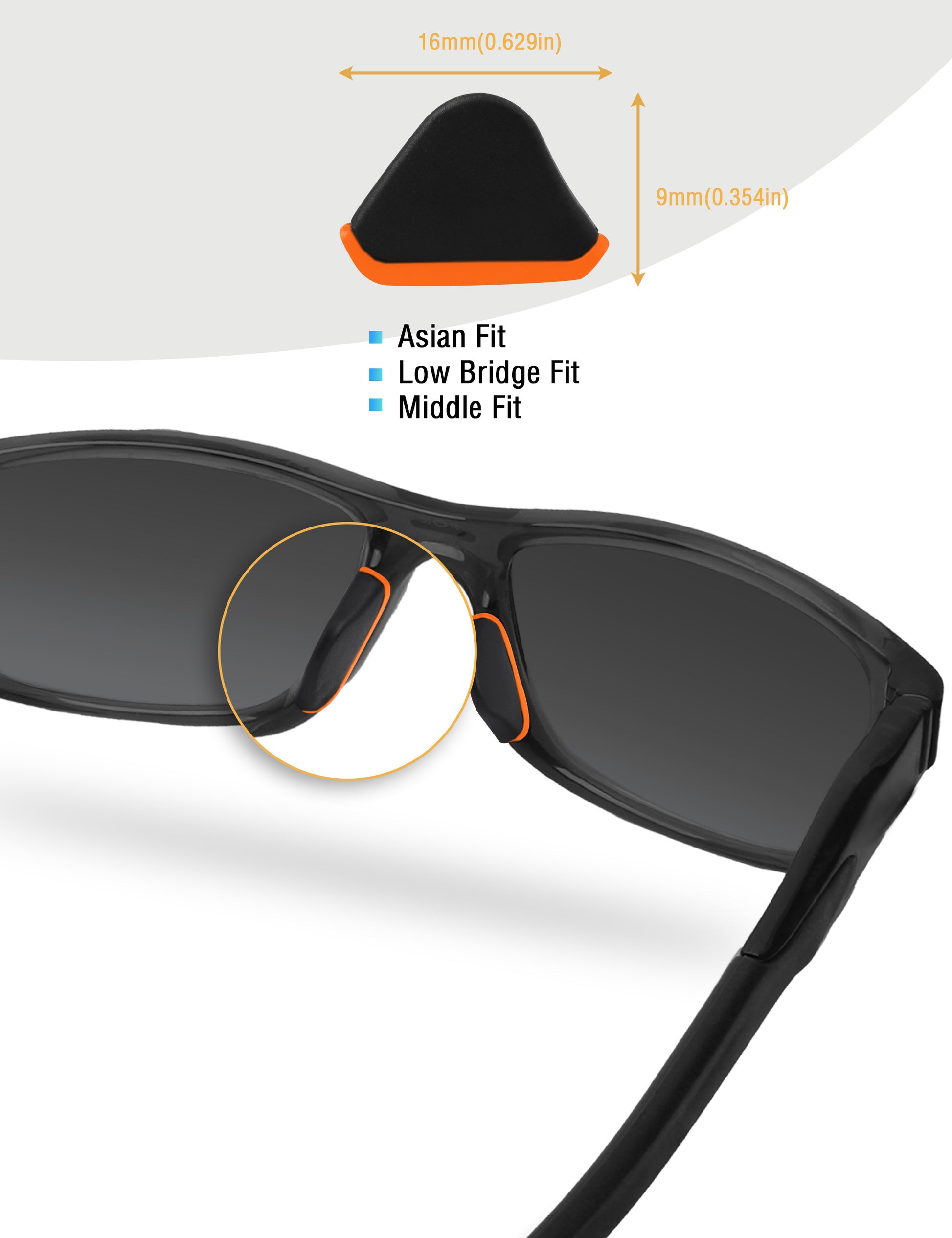 Orange-Asian Fit Middle
