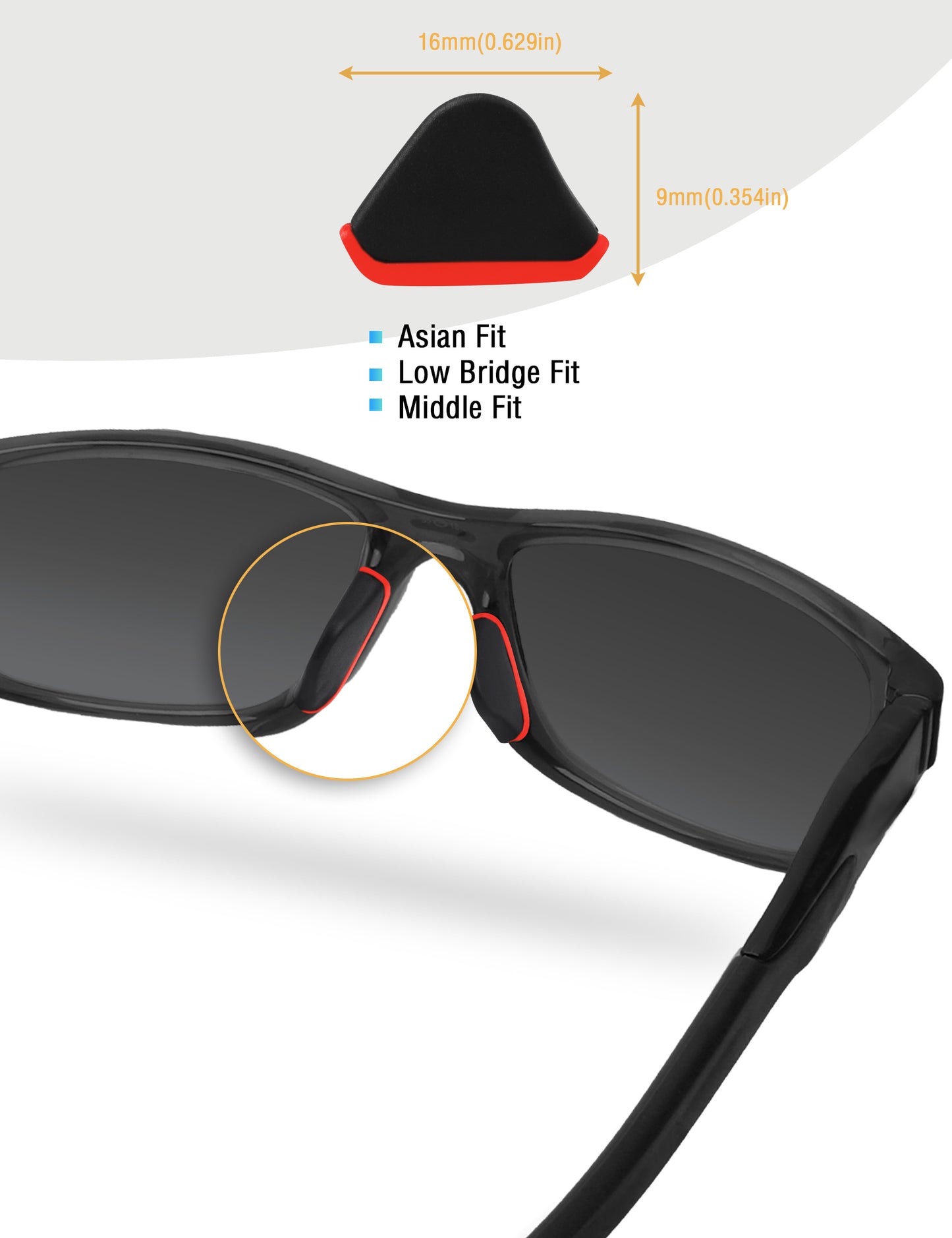 Red-Asian Fit Middle