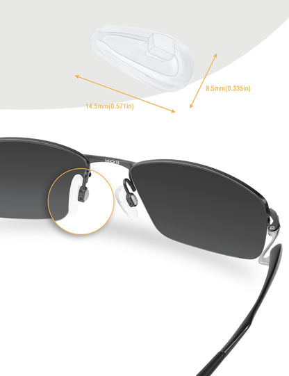 Replacement Nose Pads for Oakley Barrelhouse 0.5 OX3174