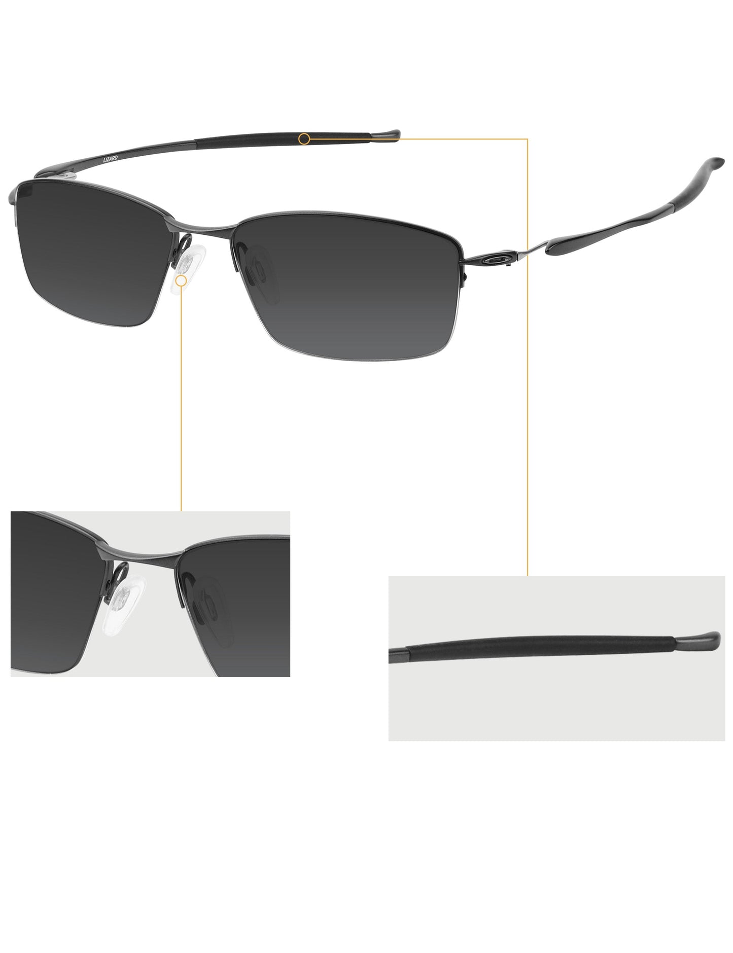 Replacement Nose Pads for Oakley Extender OX3249