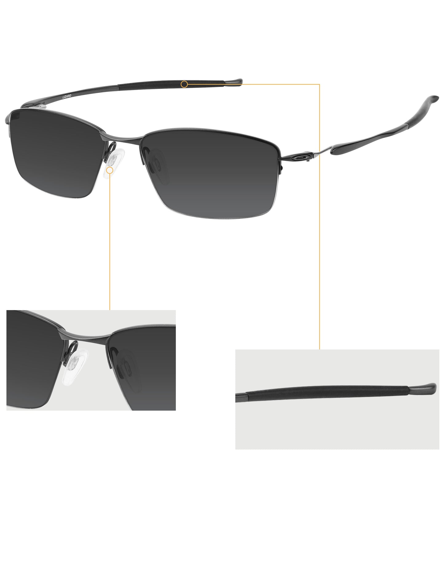Replacement Nose Pads for Oakley Contrail OO4147