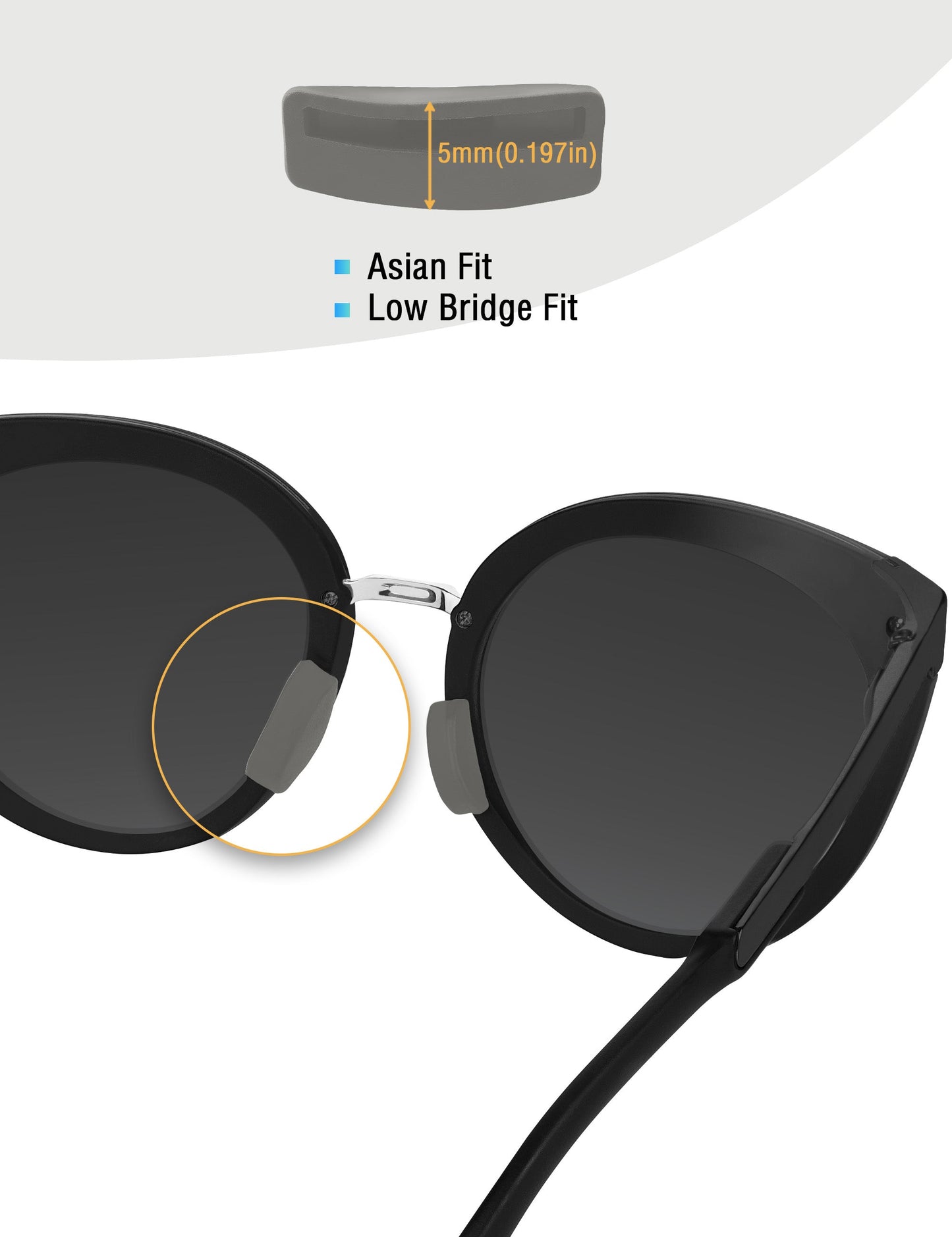 Gray-Asian Fit Standard