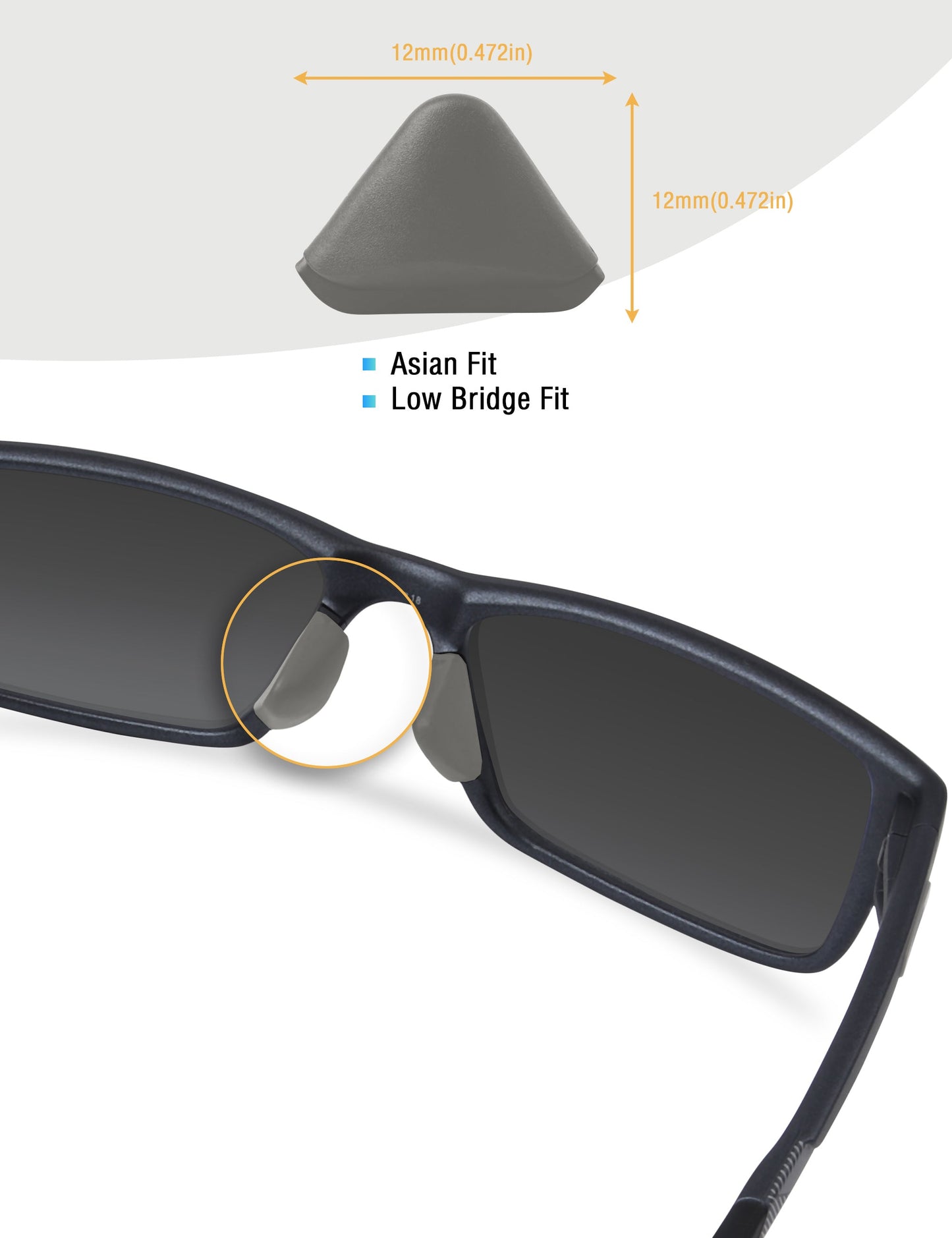 Gray-Asian Fit Middle