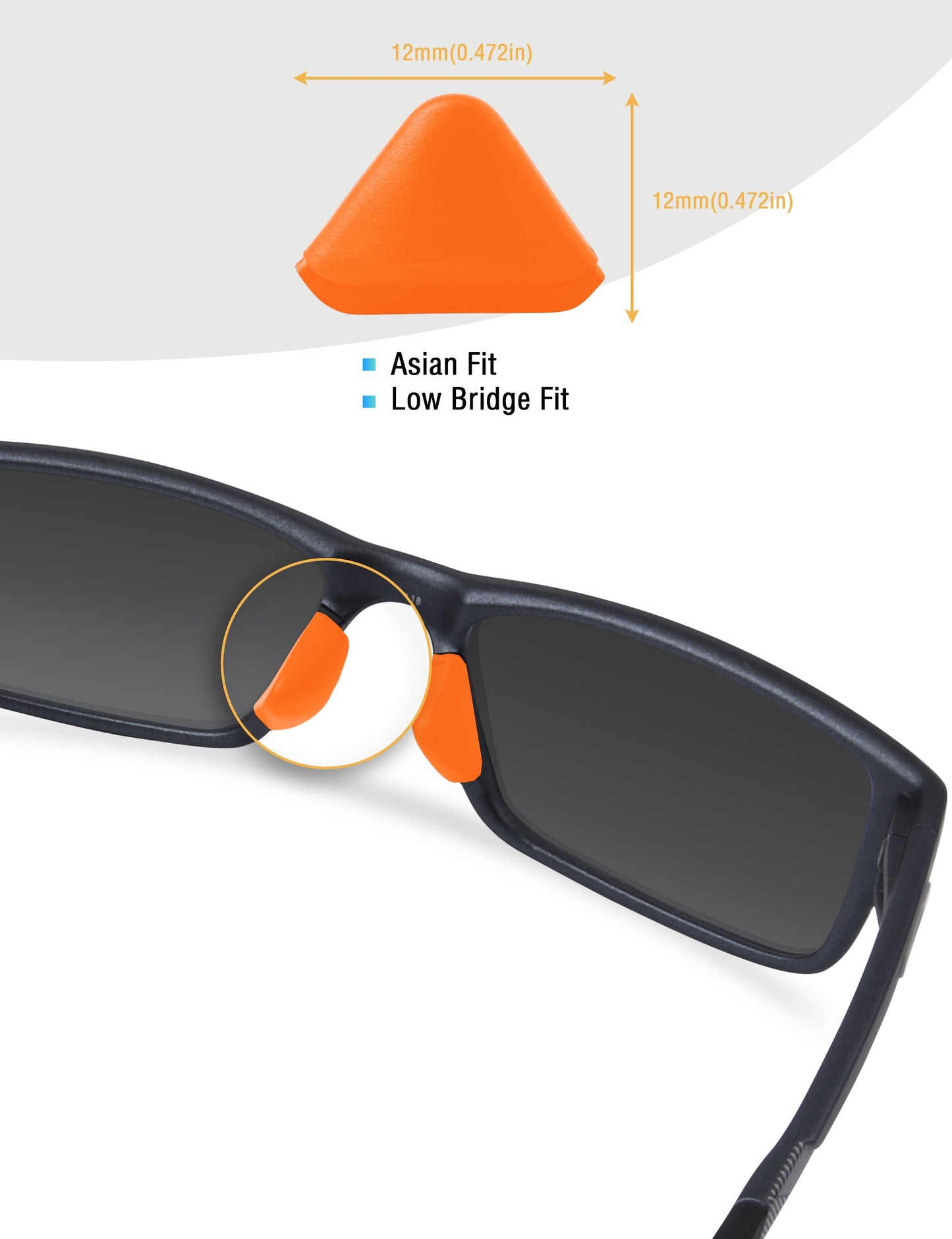 Orange-Asian Fit Middle