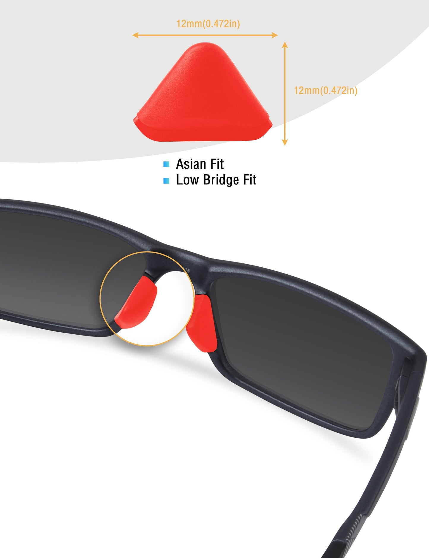 Red-Asian Fit Middle