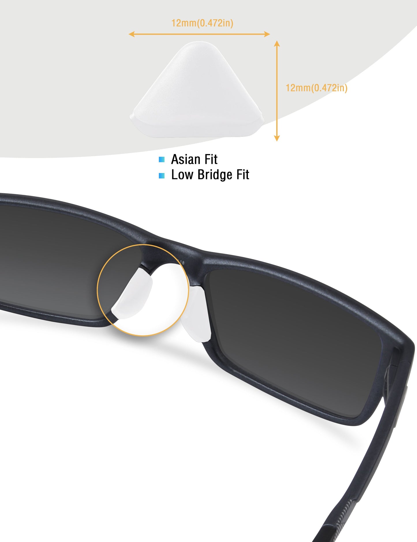 White-Asian Fit Middle