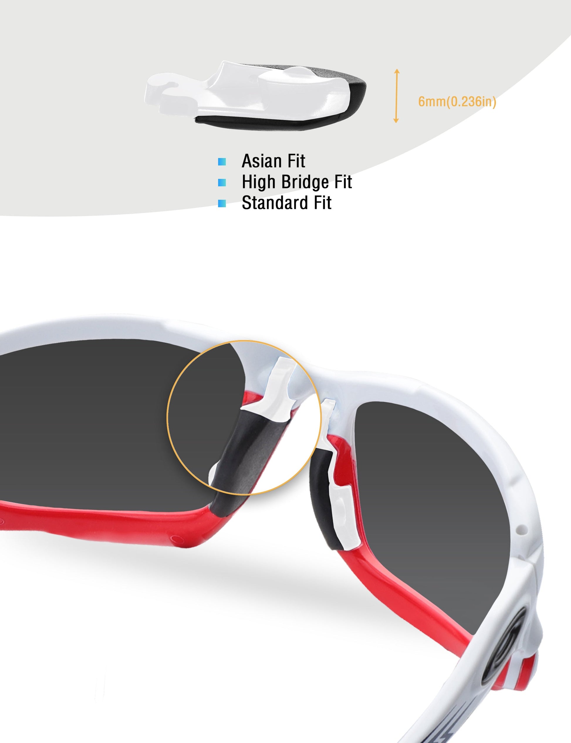 White-Asian Fit Standard