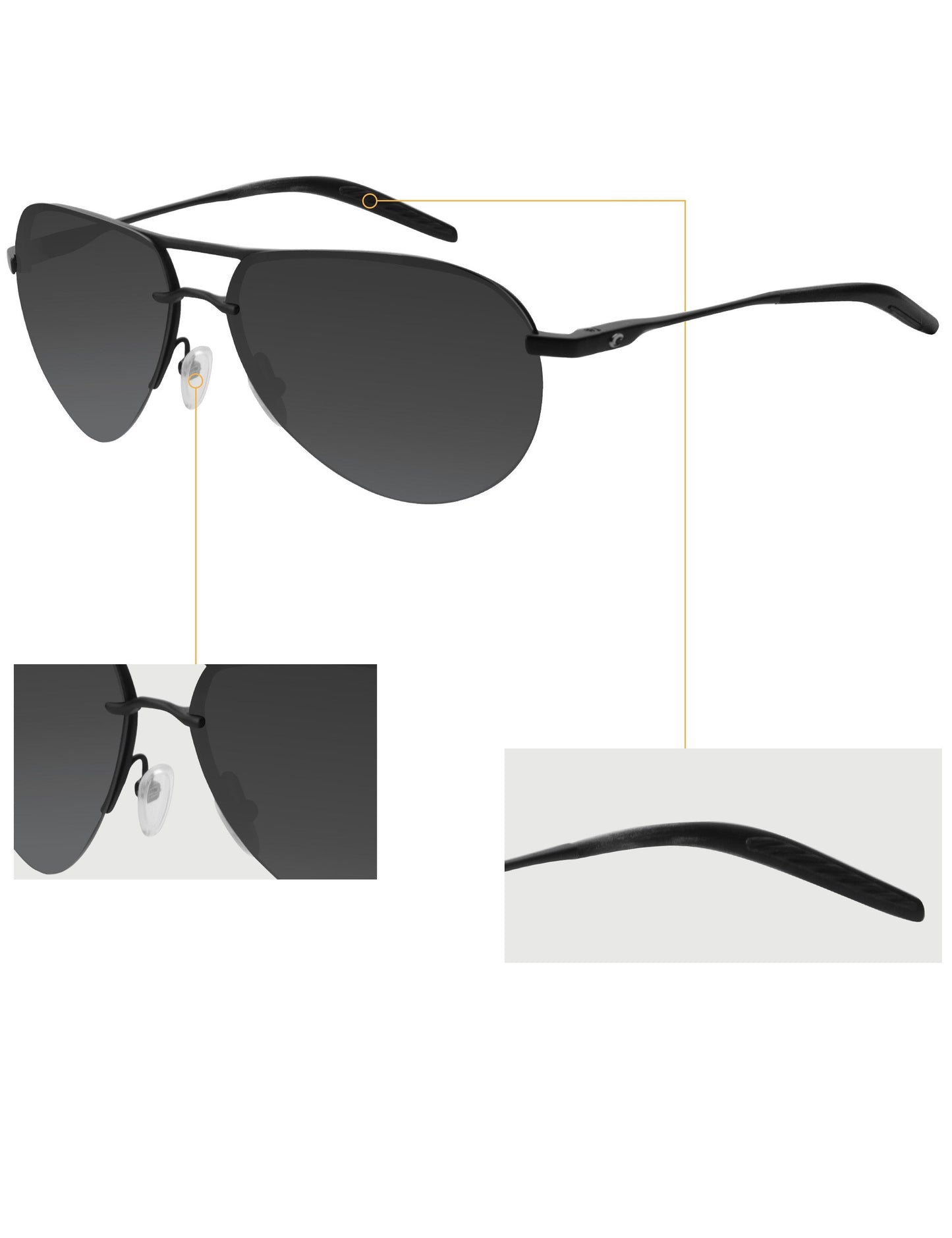 Replacement Nose Pads for Oakley Surface Plate OX5132