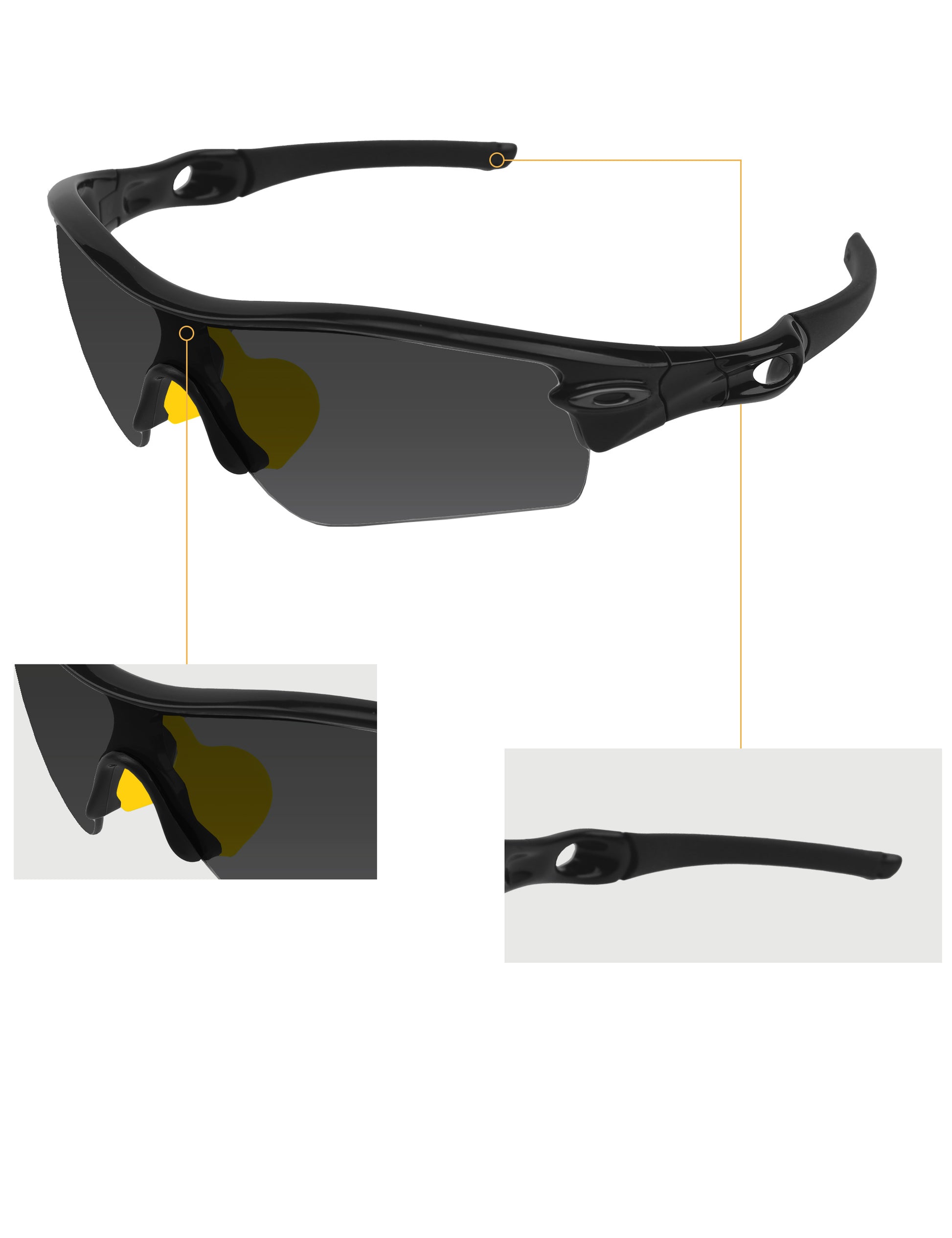 Yellow-Asian Fit Large